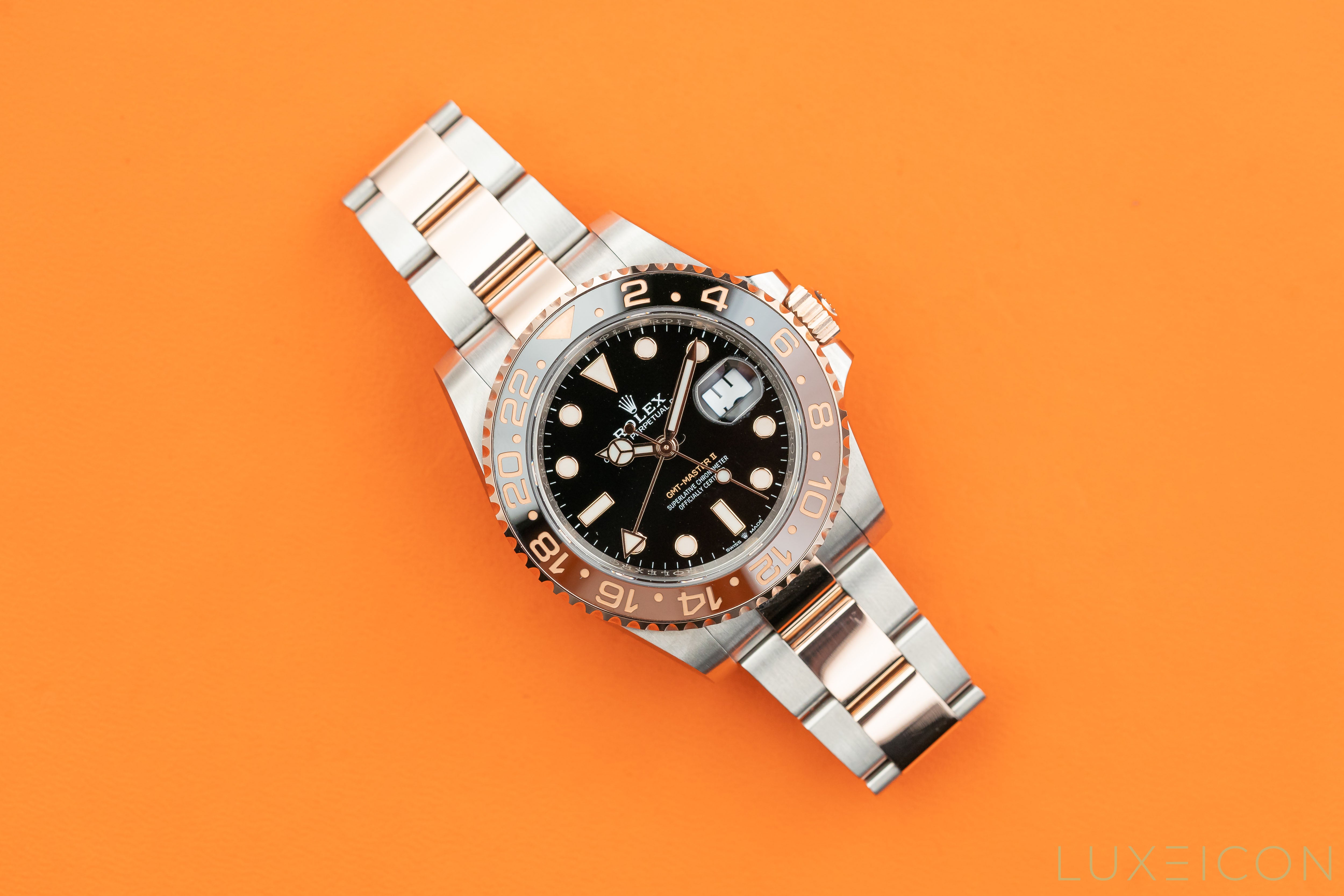 Rolex GMT-Master II Root-Beer 18k Rose Gold 40MM 126715CHNR