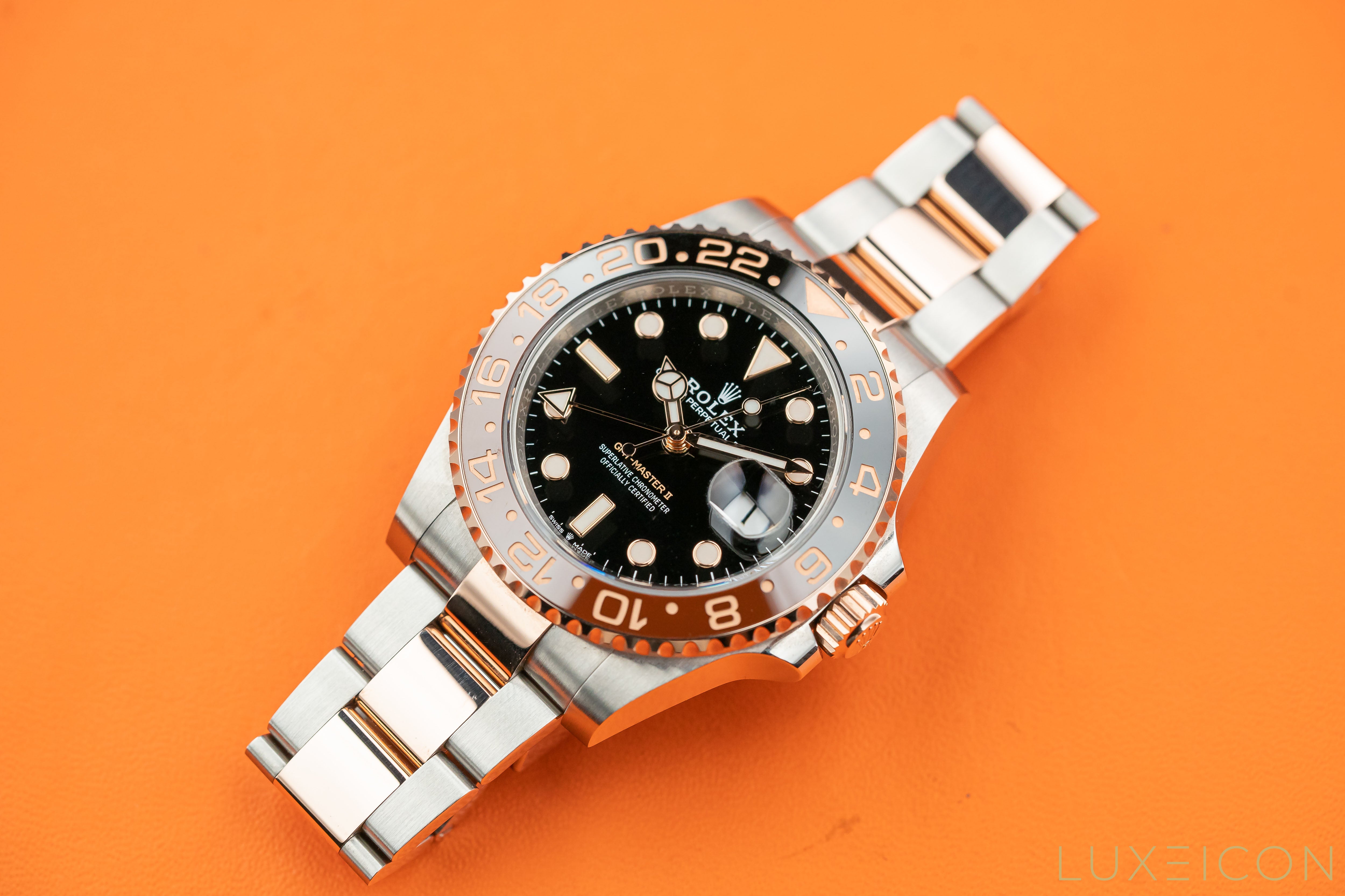 Rolex GMT-Master II Root-Beer 18k Rose Gold 40MM 126715CHNR