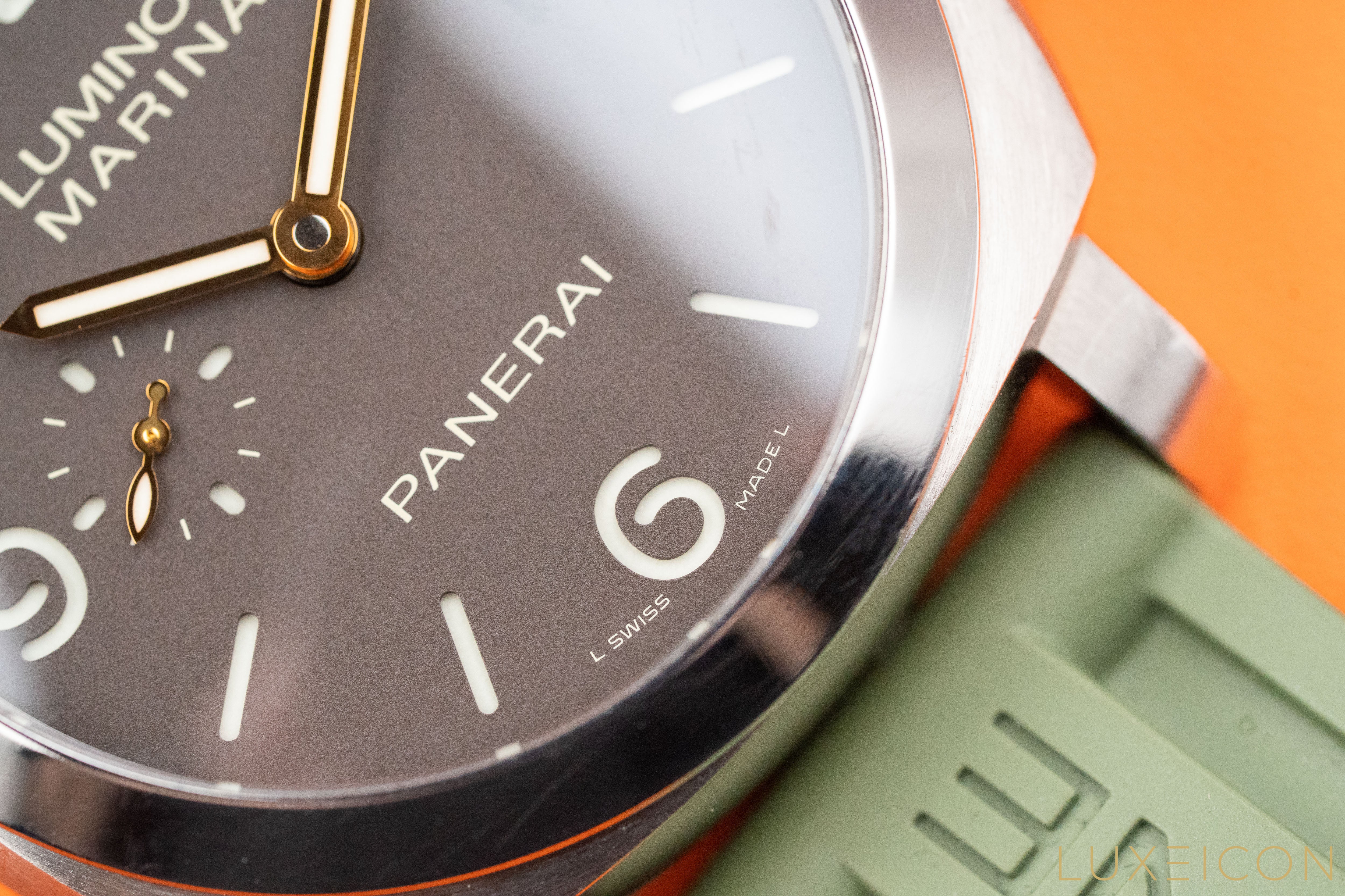 Panerai Luminor Marina 1950 3 Days Automatic 44mm Titanio Brown PAM00351 Automatic Strap 2016