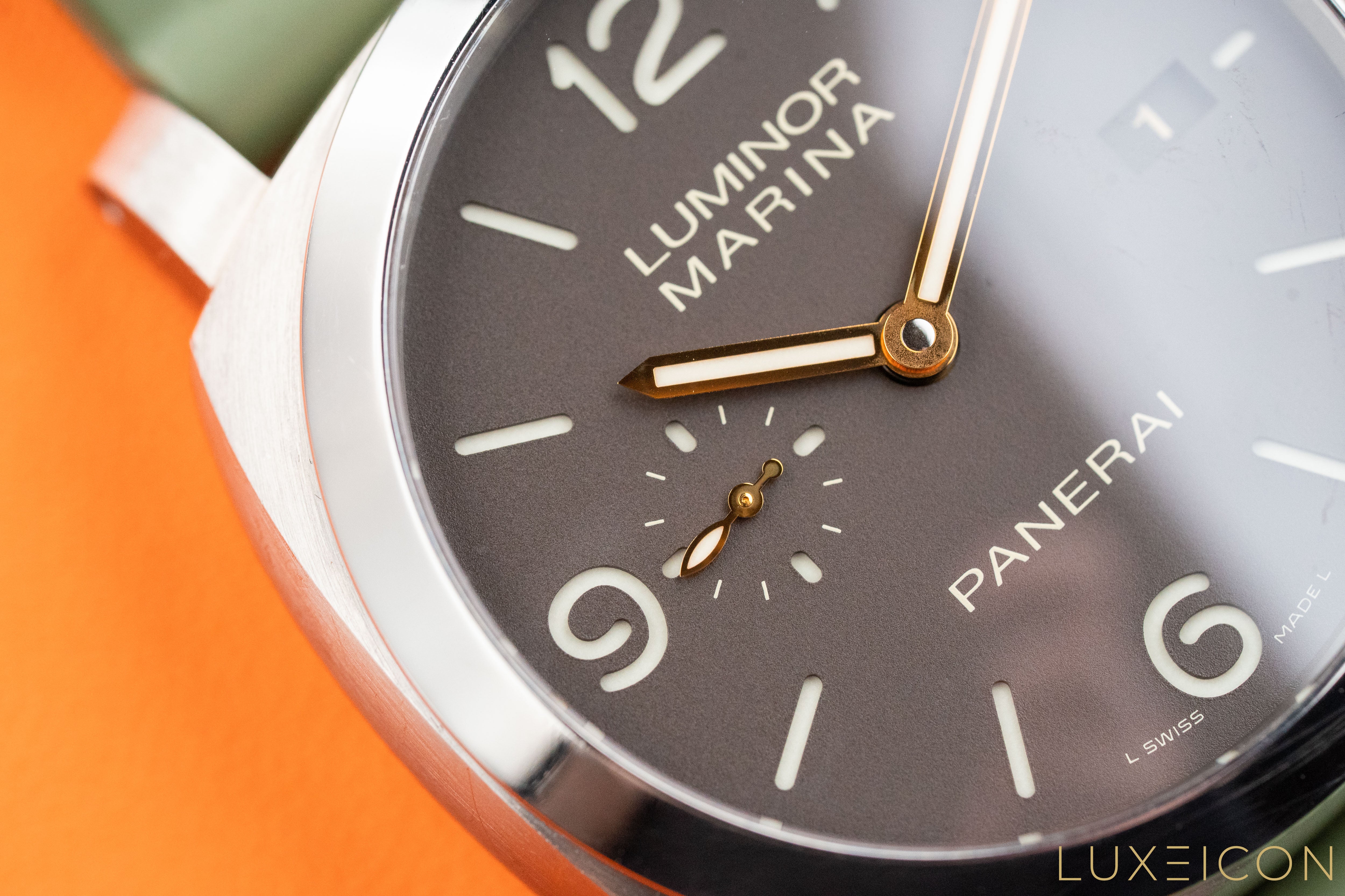 Panerai Luminor Marina 1950 3 Days Automatic 44mm Titanio Brown PAM00351 Automatic Strap 2016