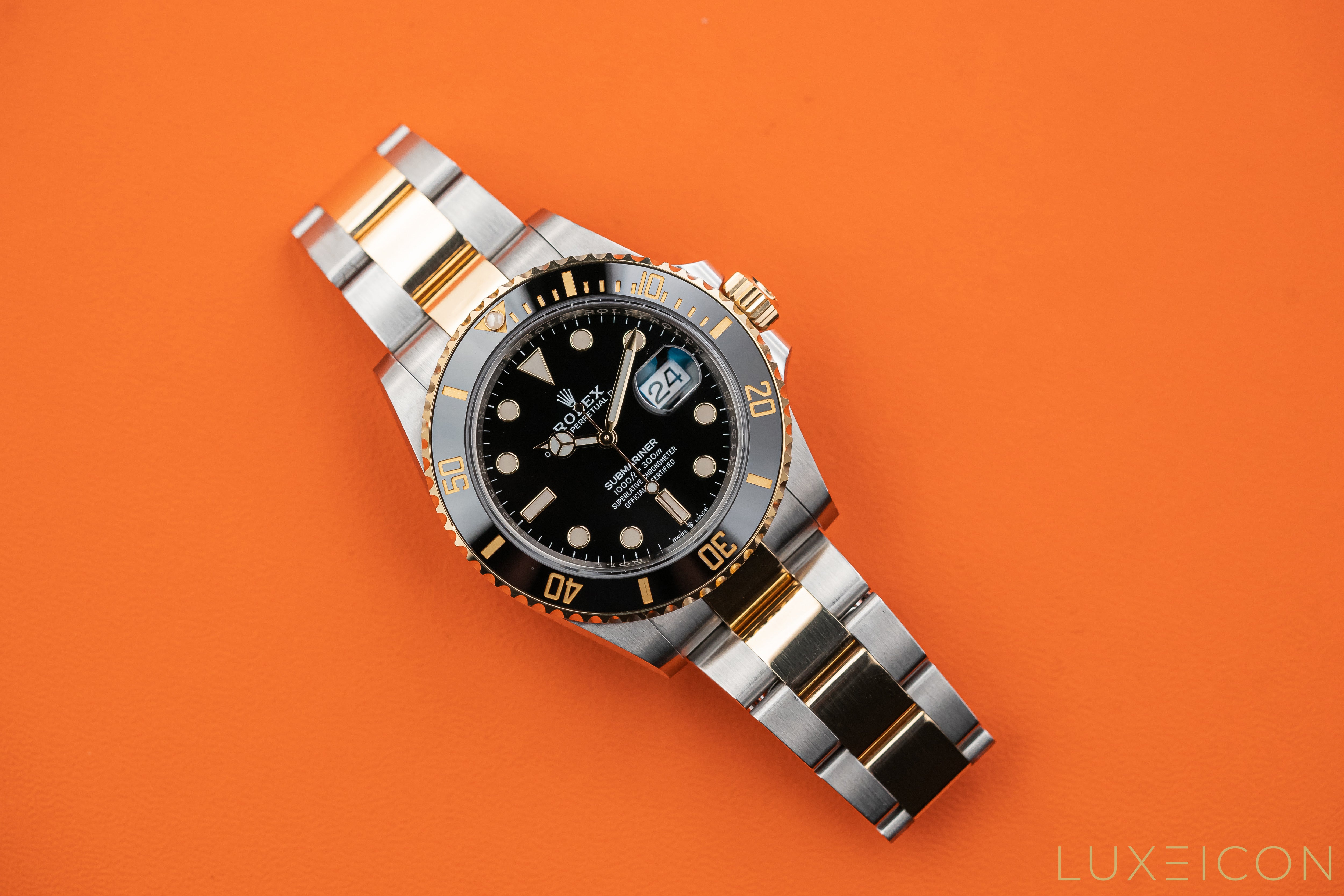 Rolex Submariner Date 41mm Black Dial Two Tone 126613LN