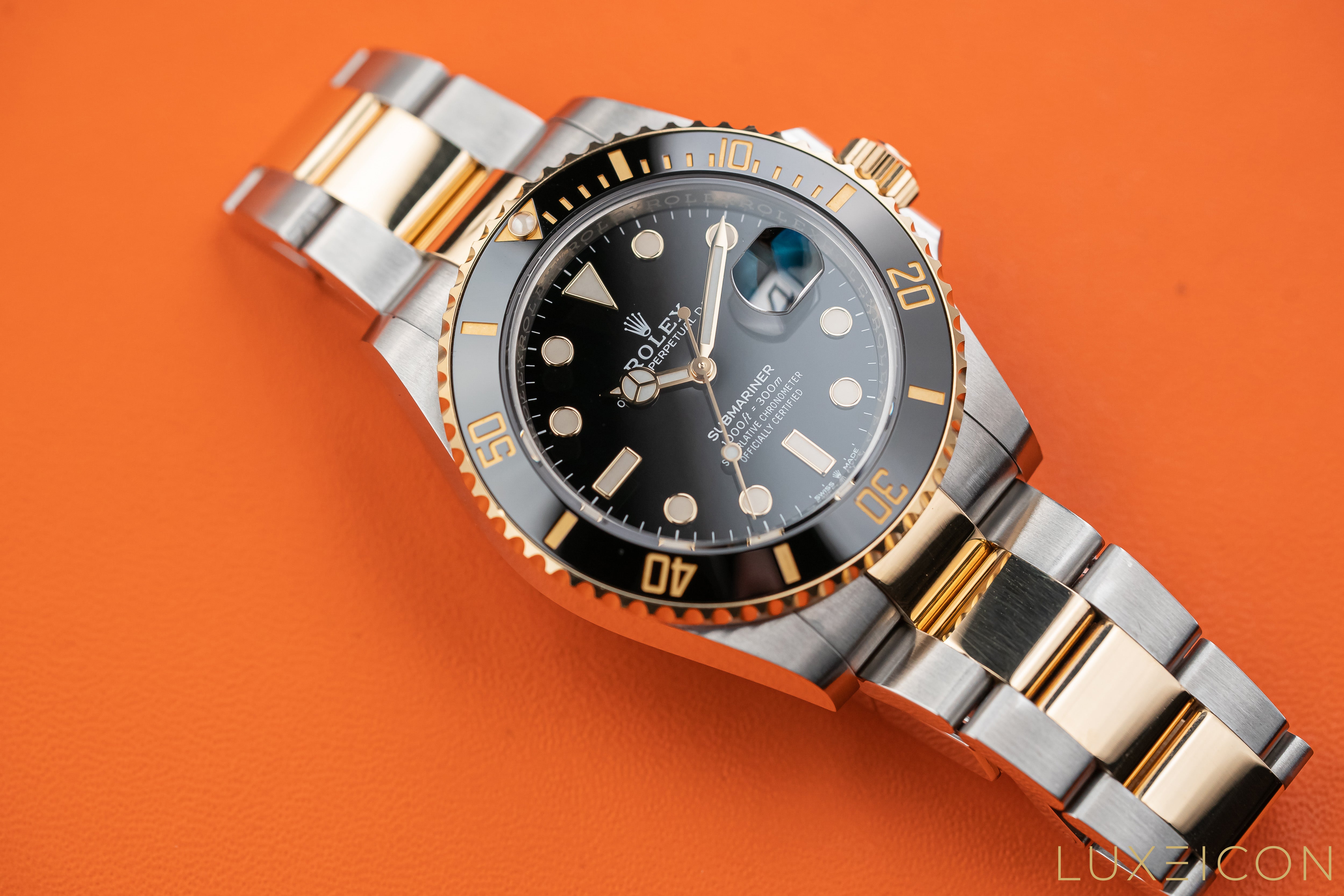 Rolex Submariner Date 41mm Black Dial Two Tone 126613LN