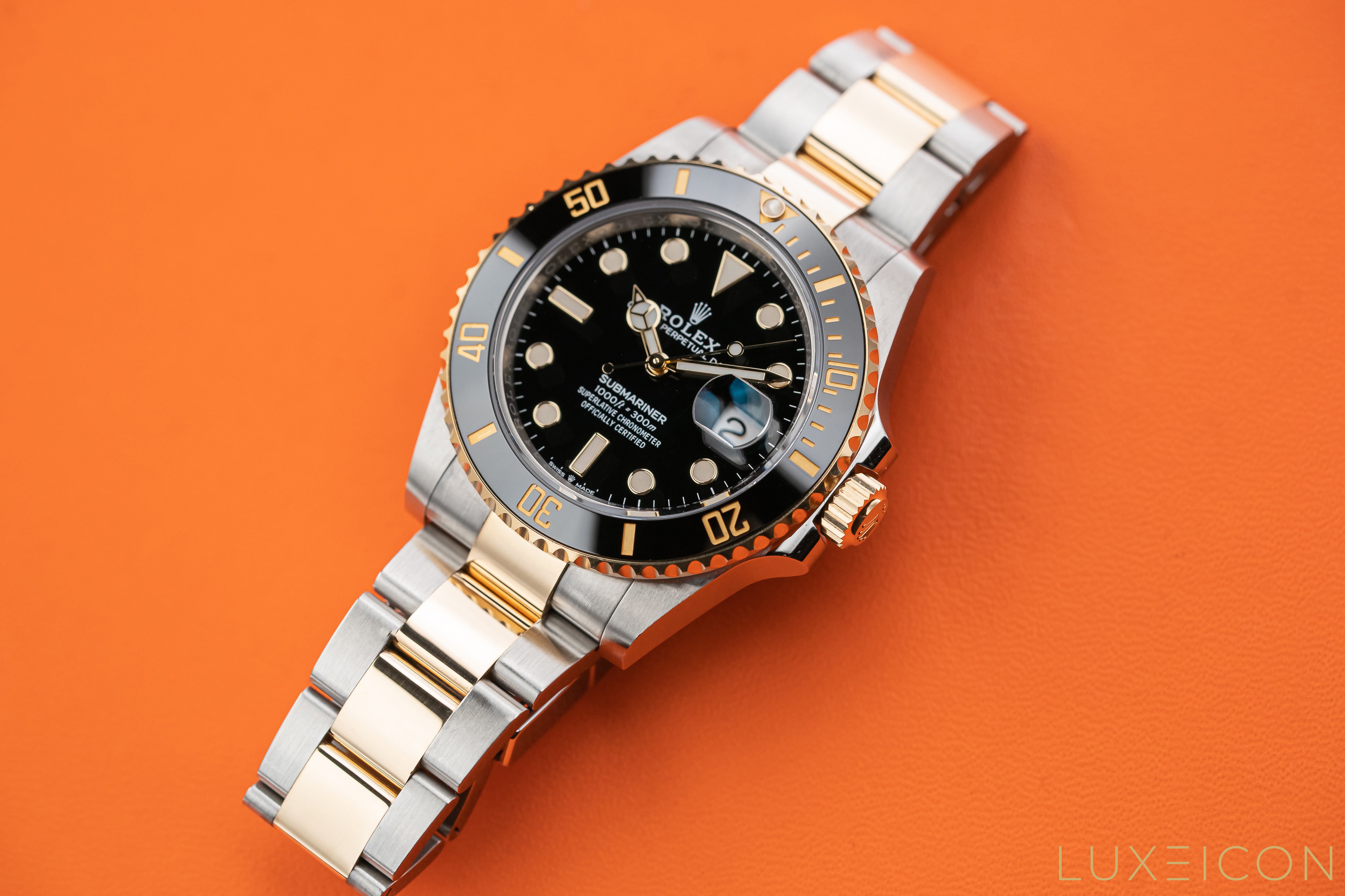 Rolex Submariner Date 41mm Black Dial Two Tone 126613LN