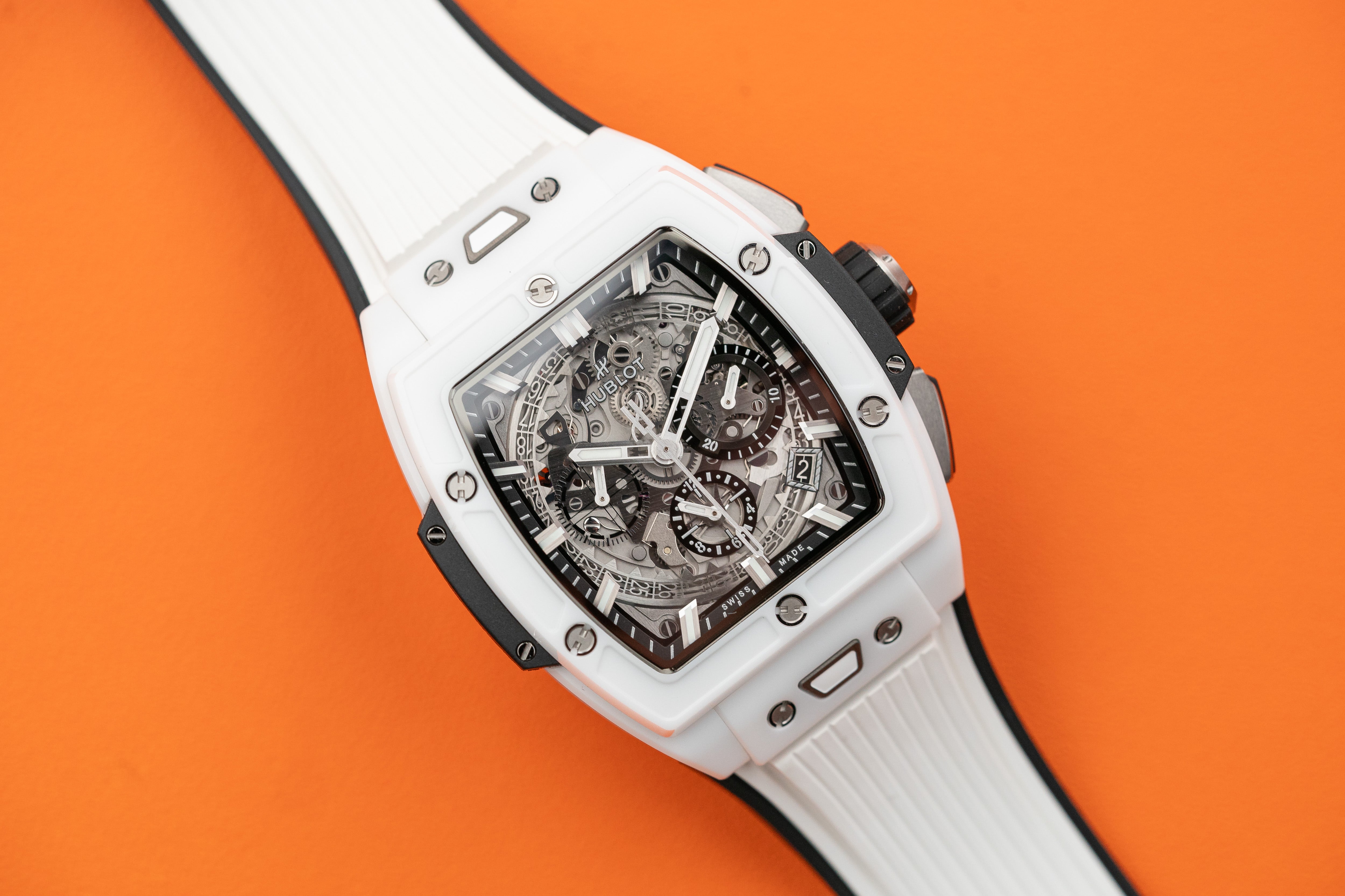 Hublot Spirit of Big Bang Chronograph White Ceramic Skeleton 42mm