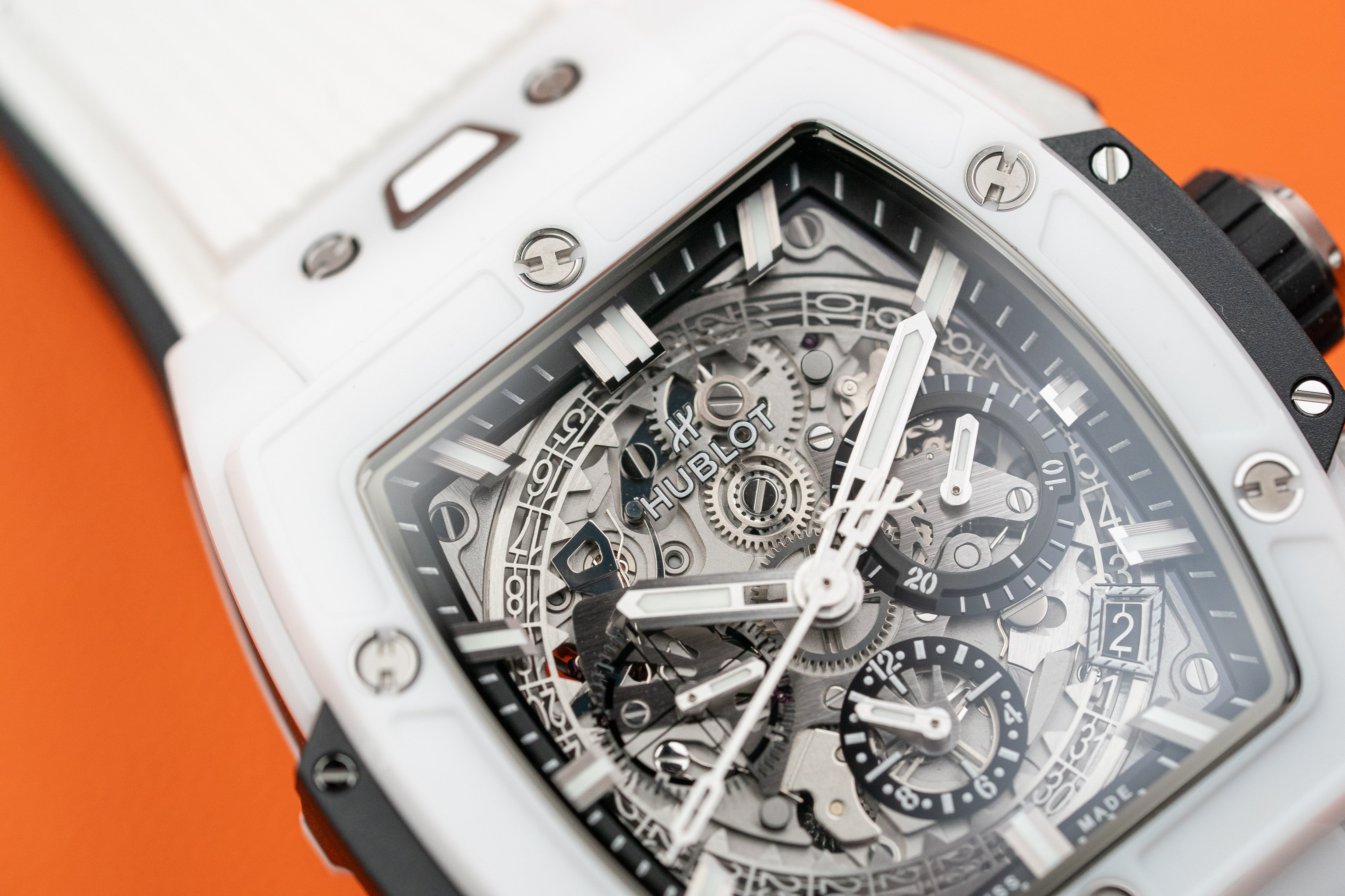 Hublot Spirit of Big Bang Chronograph White Ceramic Skeleton 42mm