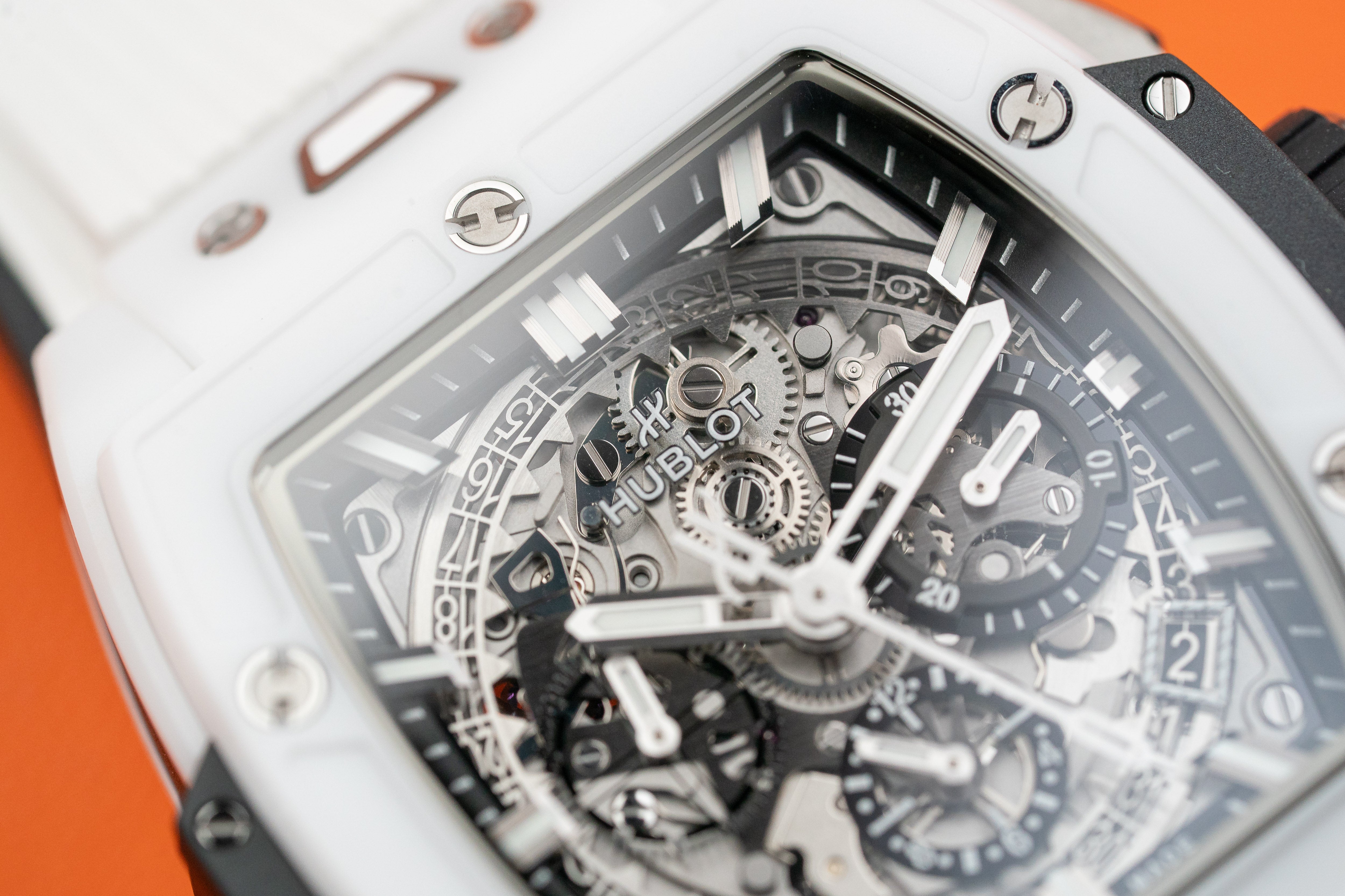 Hublot Spirit of Big Bang Chronograph White Ceramic Skeleton 42mm