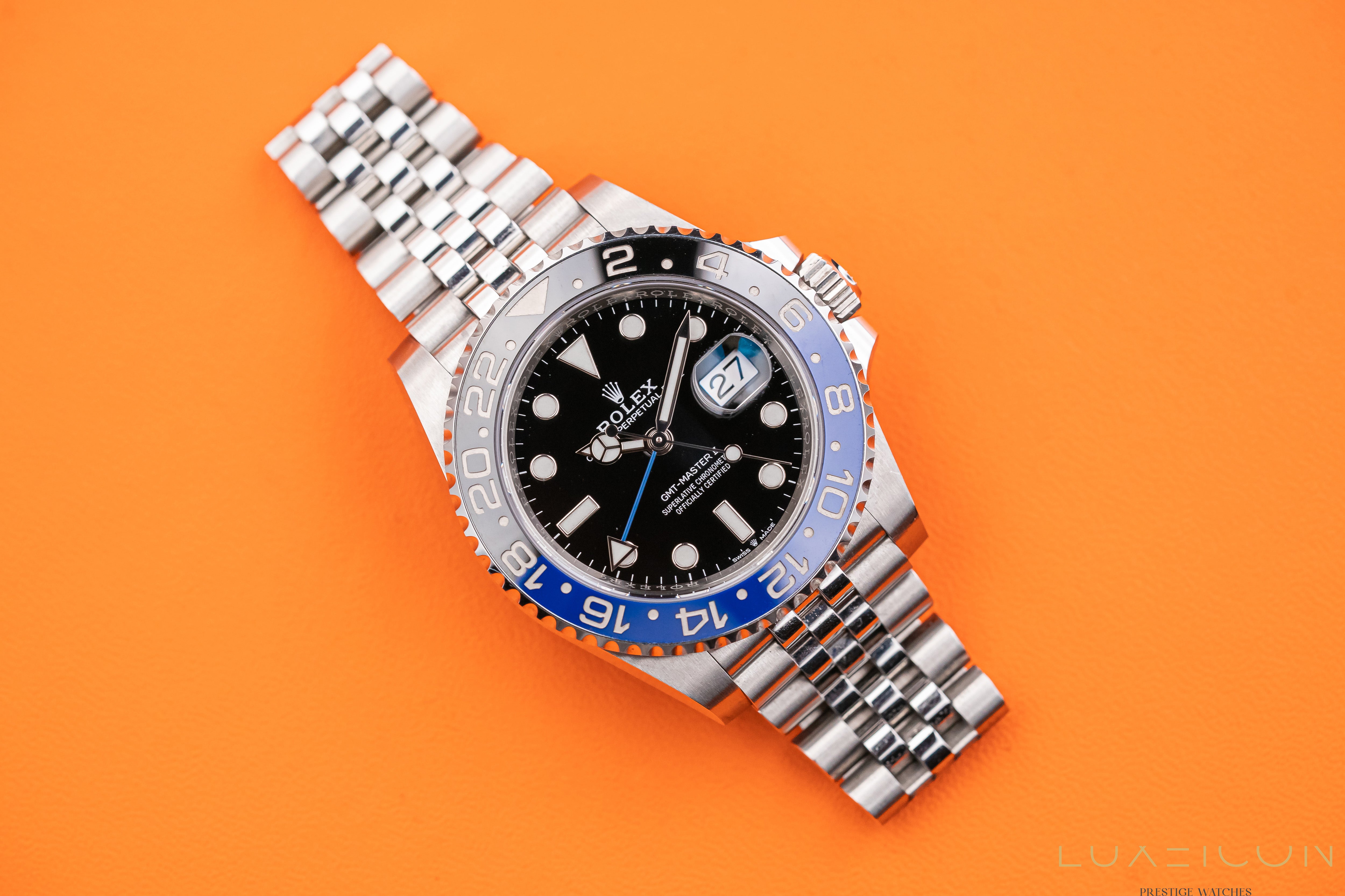 Rolex GMT-Master II 40mm Batman Jubilee Bracelet 126710BLNR