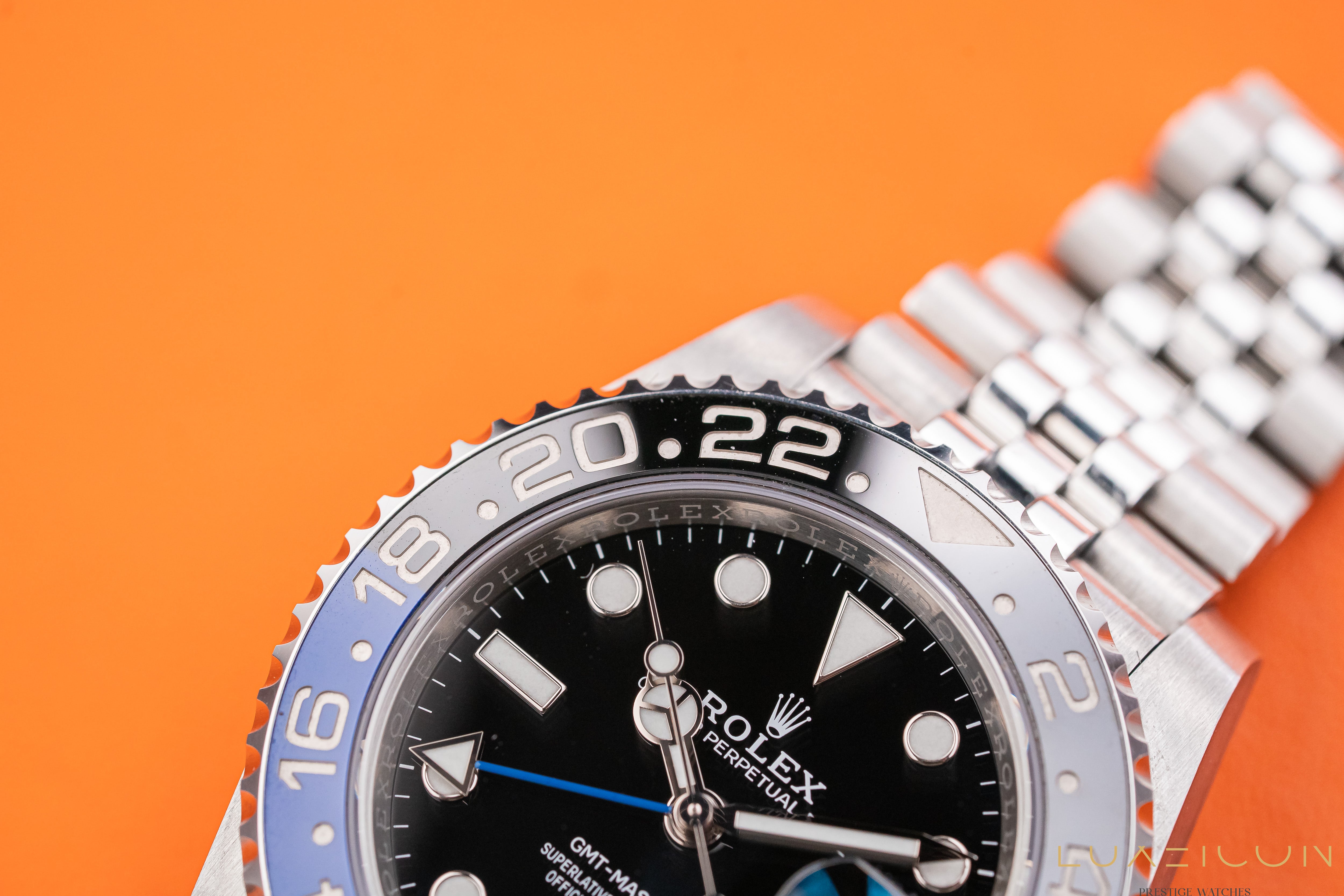 Rolex GMT-Master II 40mm Batman Jubilee Bracelet 126710BLNR