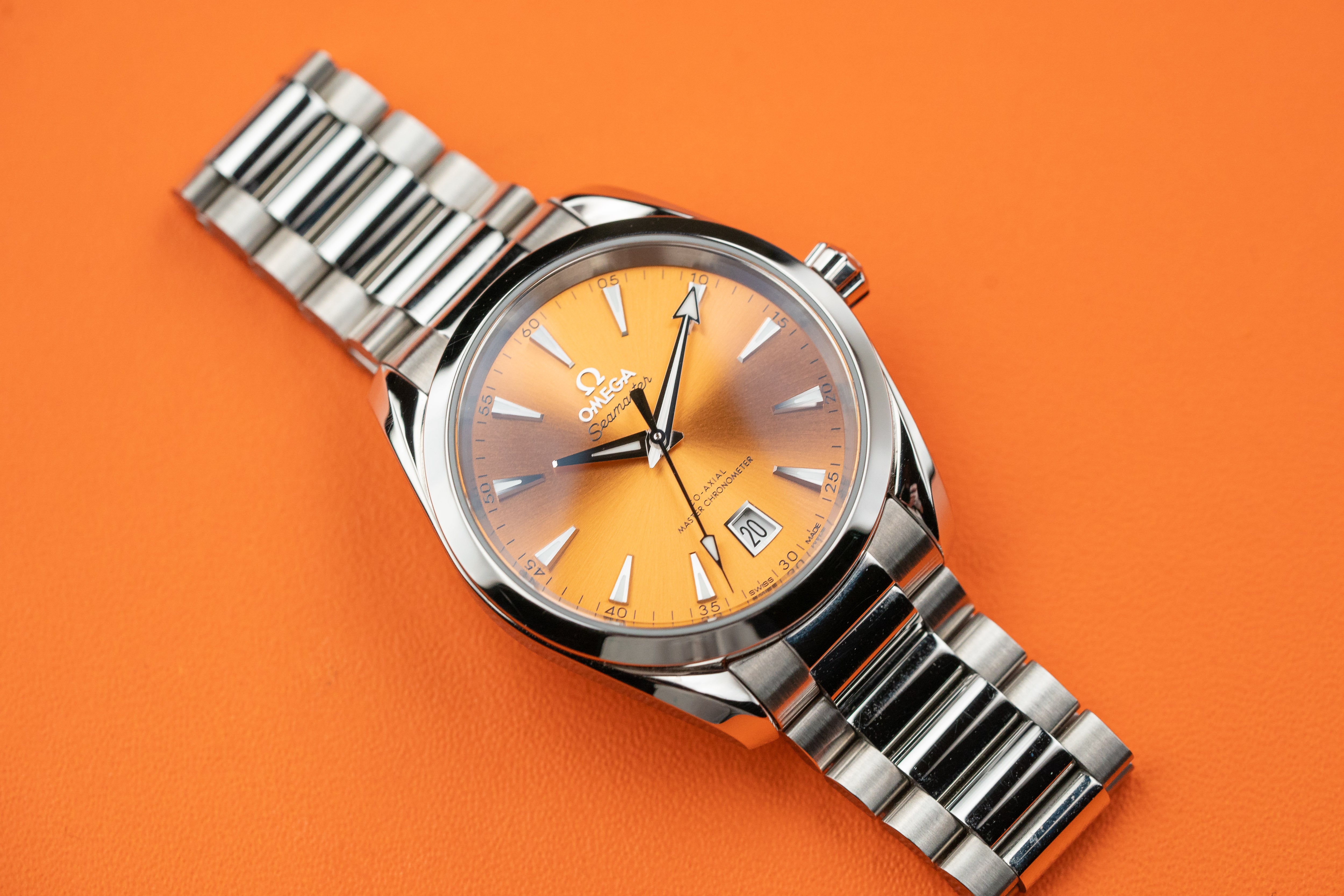 Omega Seamaster Aqua Terra Shades Co-Axial Master Chronometer Saffron 38mm