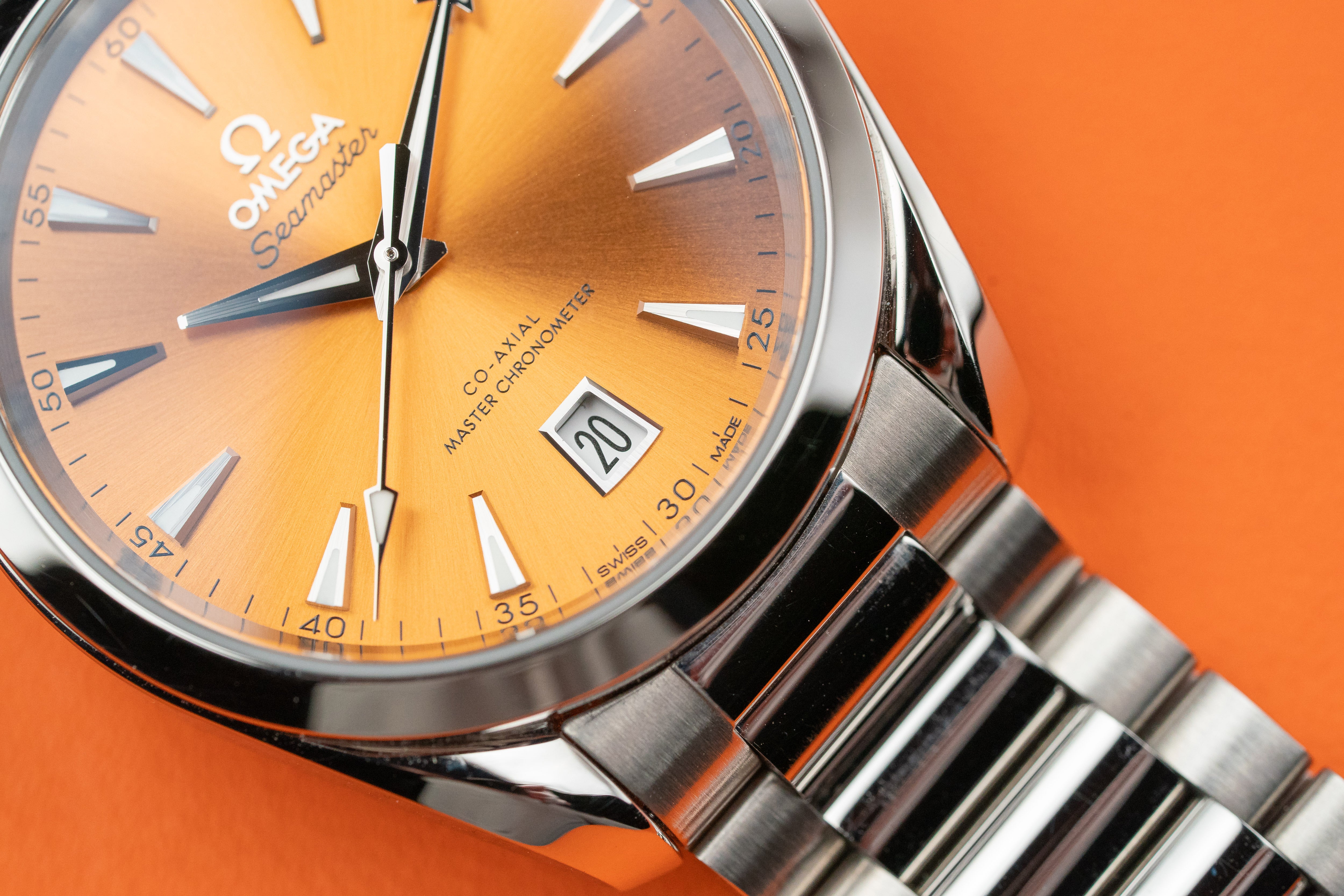 Omega Seamaster Aqua Terra Shades Co-Axial Master Chronometer Saffron 38mm