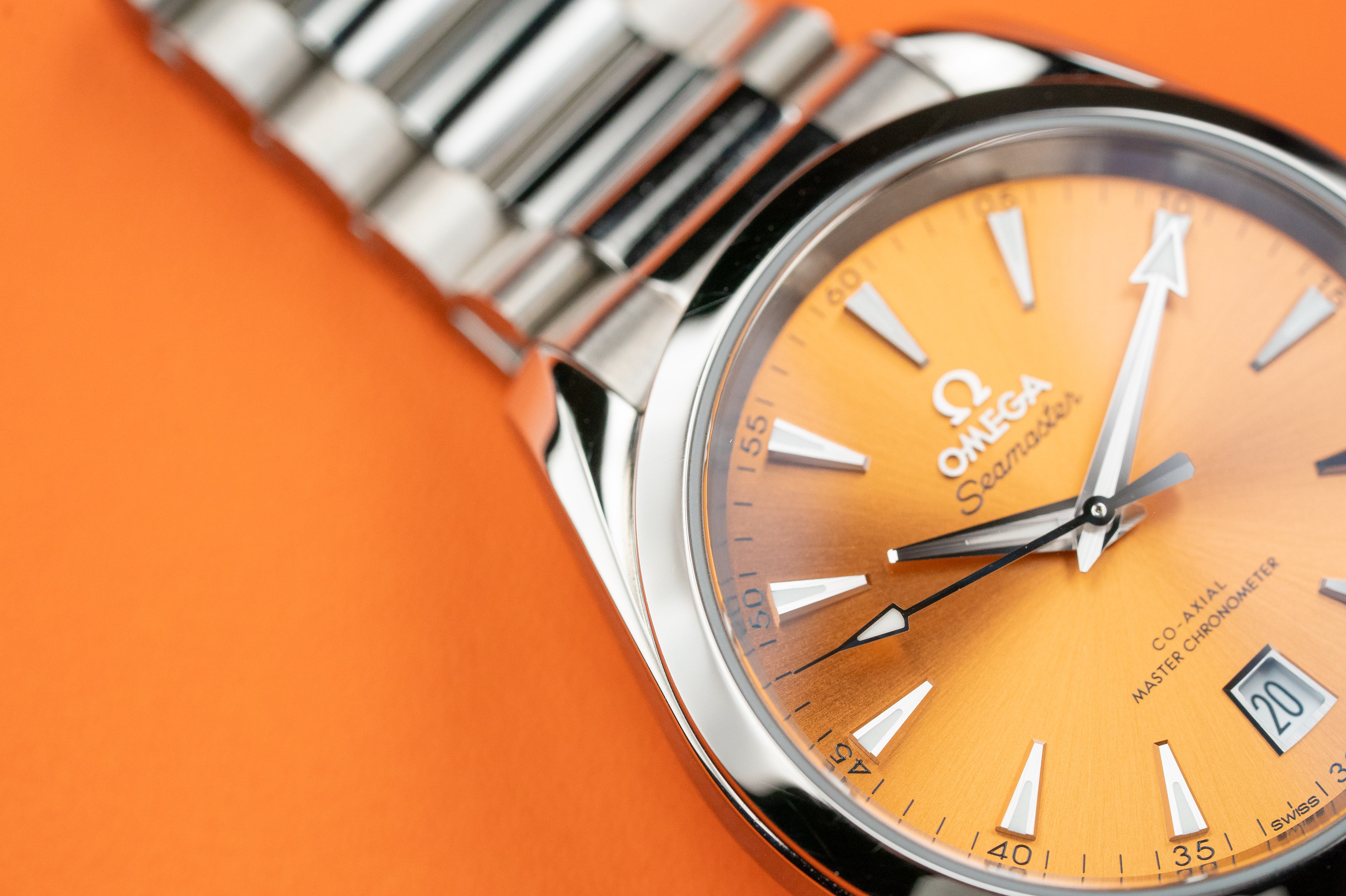 Omega Seamaster Aqua Terra Shades Co-Axial Master Chronometer Saffron 38mm