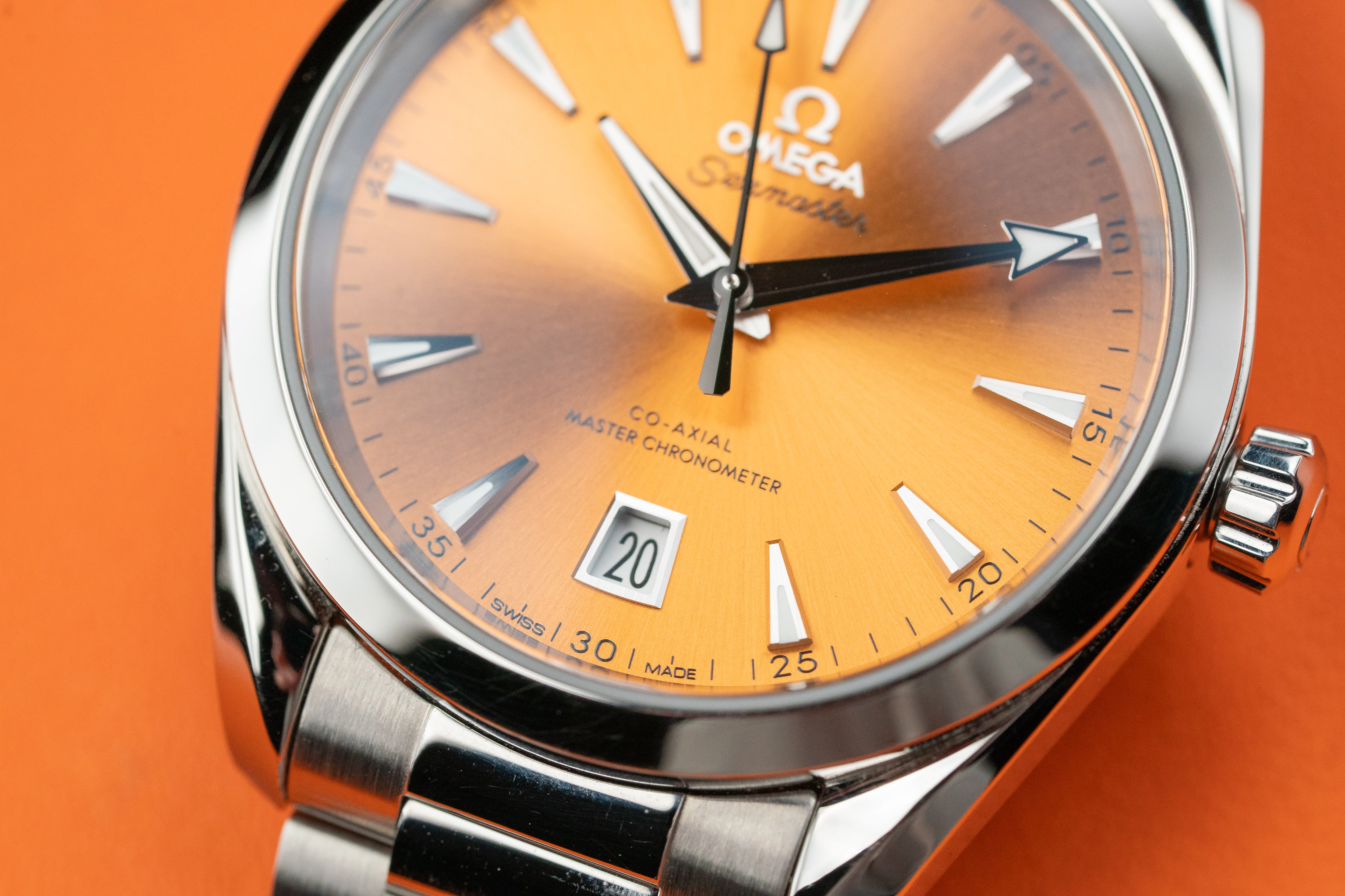 Omega Seamaster Aqua Terra Shades Co-Axial Master Chronometer Saffron 38mm