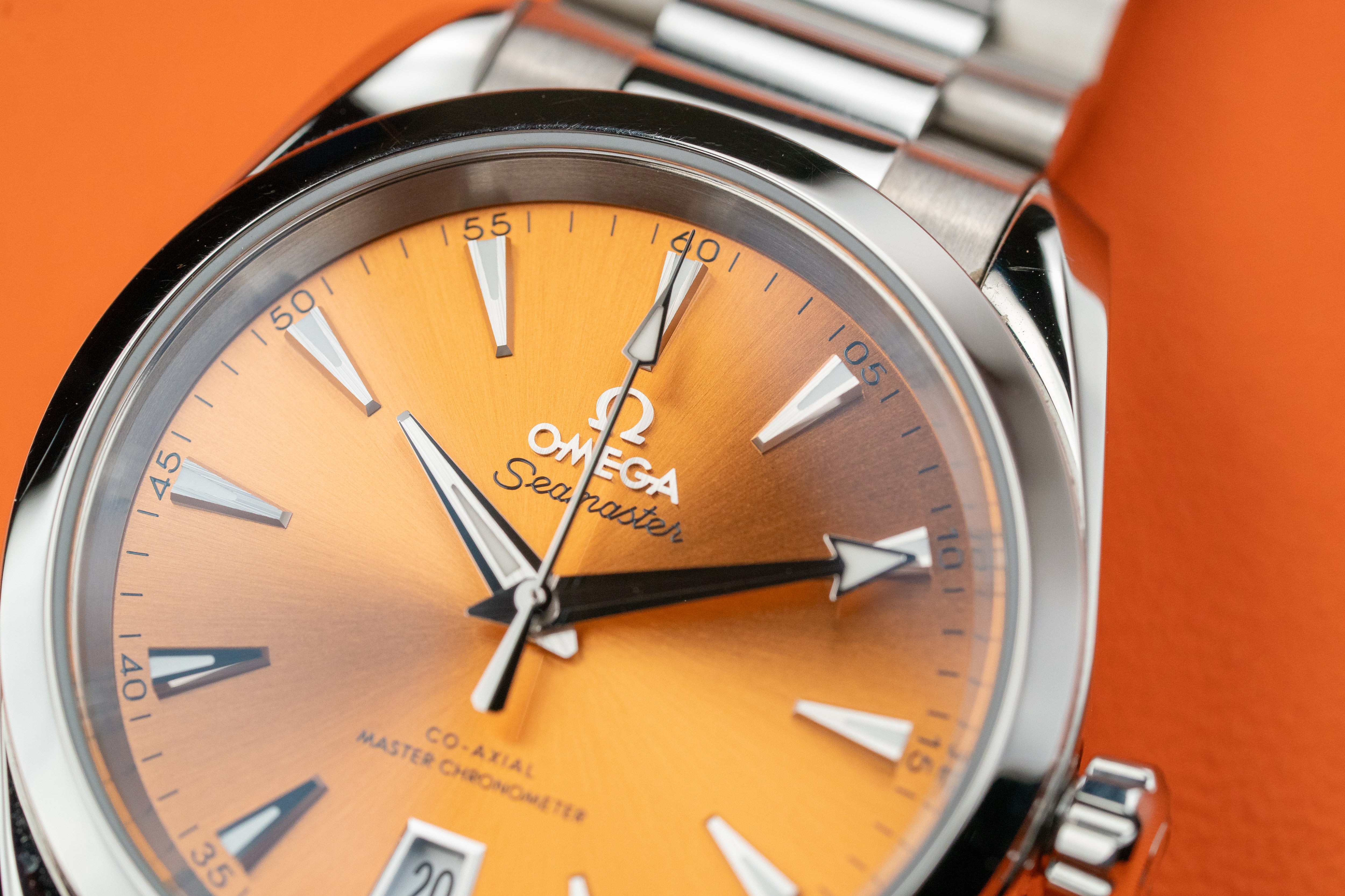 Omega Seamaster Aqua Terra Shades Co-Axial Master Chronometer Saffron 38mm