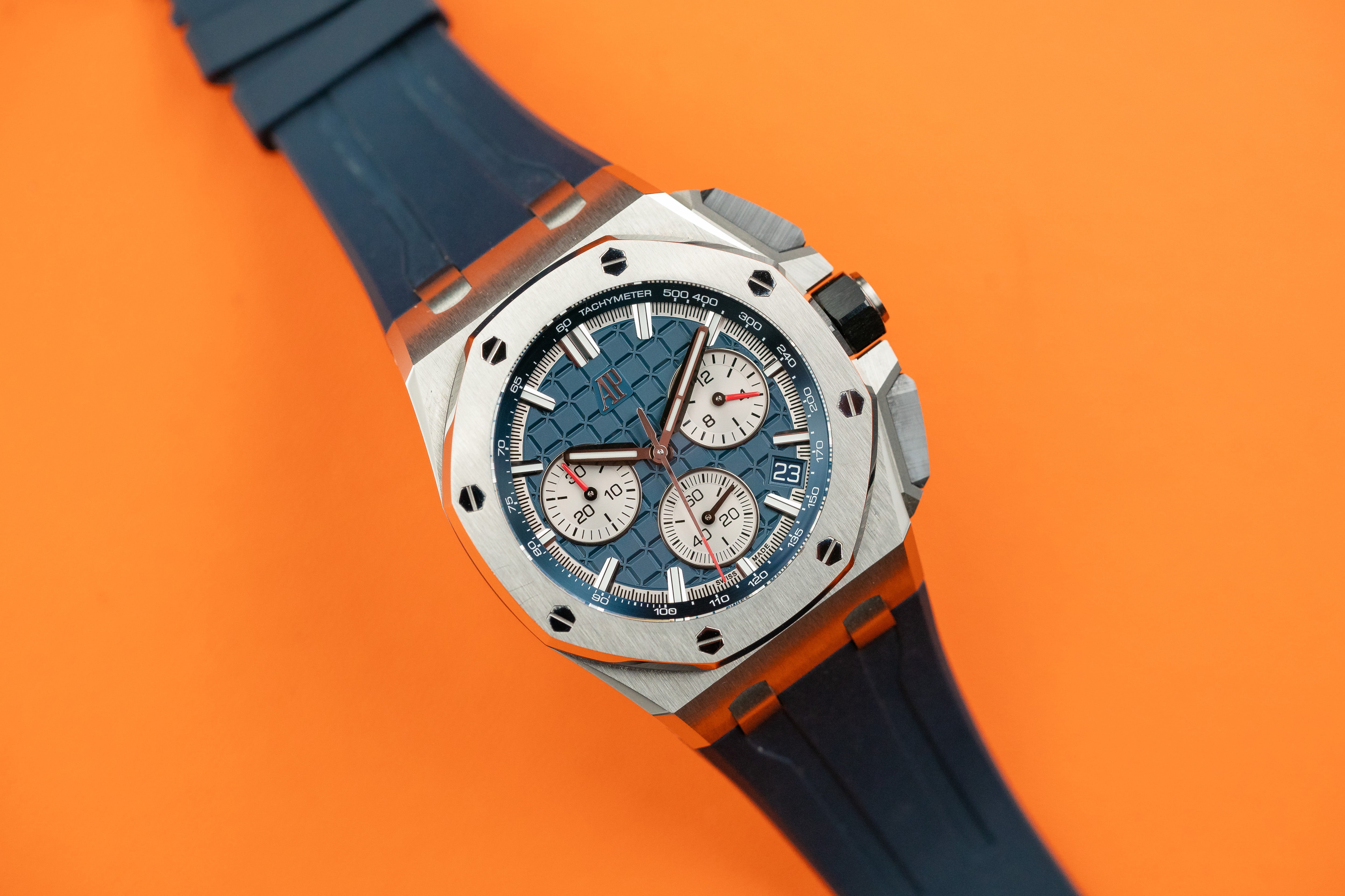 Audemars Piguet Royal Oak Offshore Chronograph Titanium Blue Dial 26420TI 2023