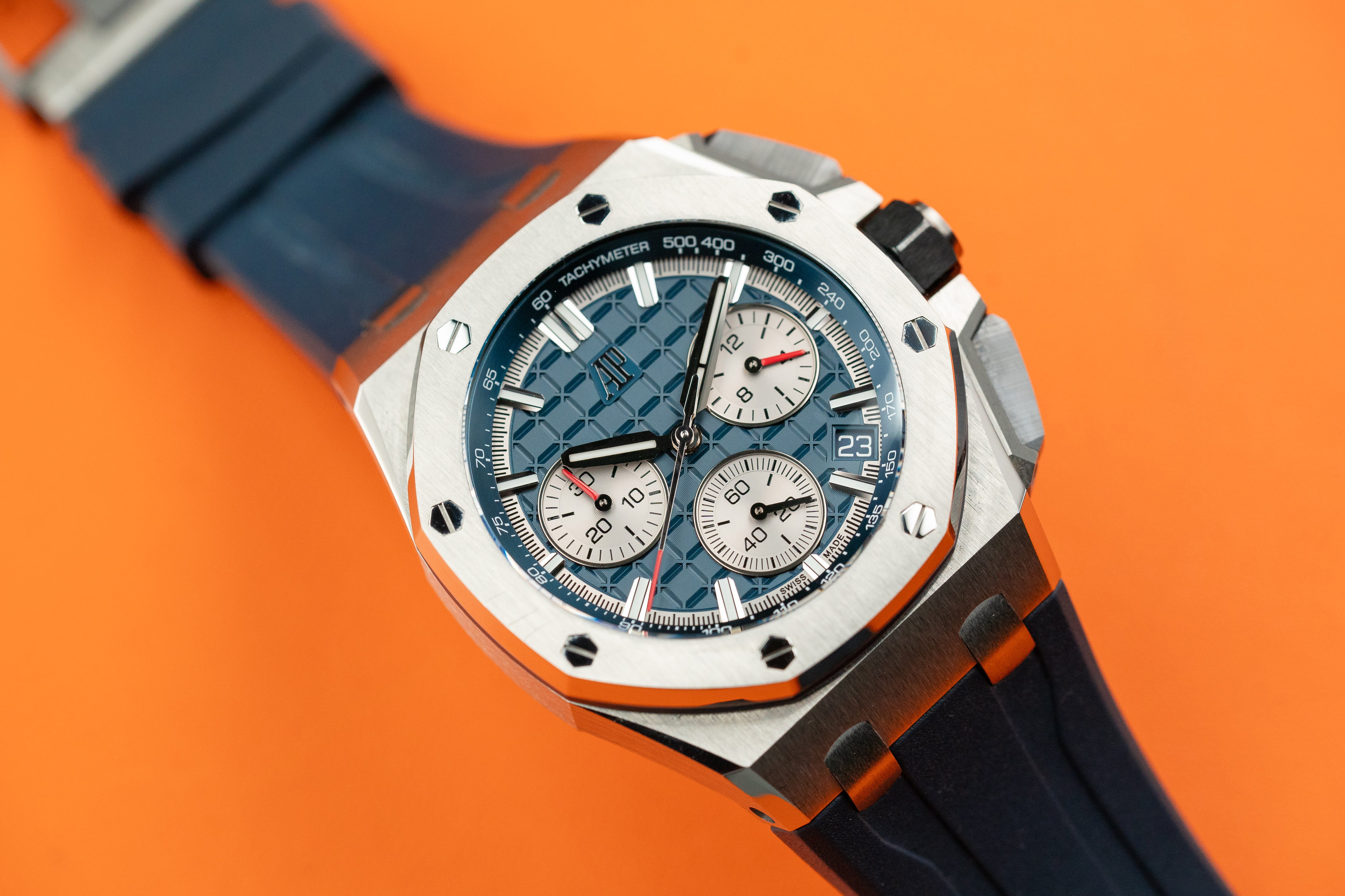 Audemars Piguet Royal Oak Offshore Chronograph Titanium Blue Dial 26420TI 2023