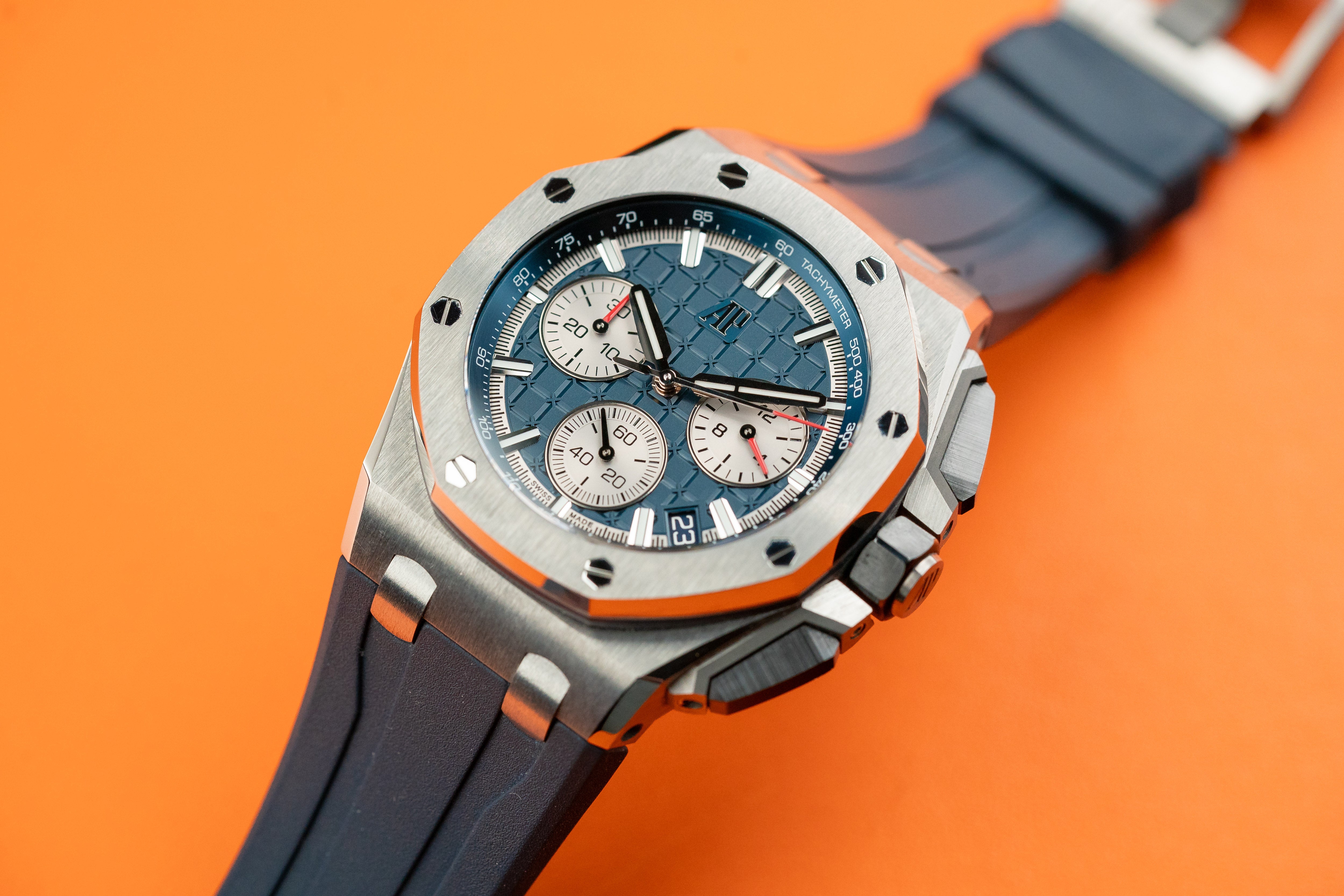 Audemars Piguet Royal Oak Offshore Chronograph Titanium Blue Dial 26420TI 2023