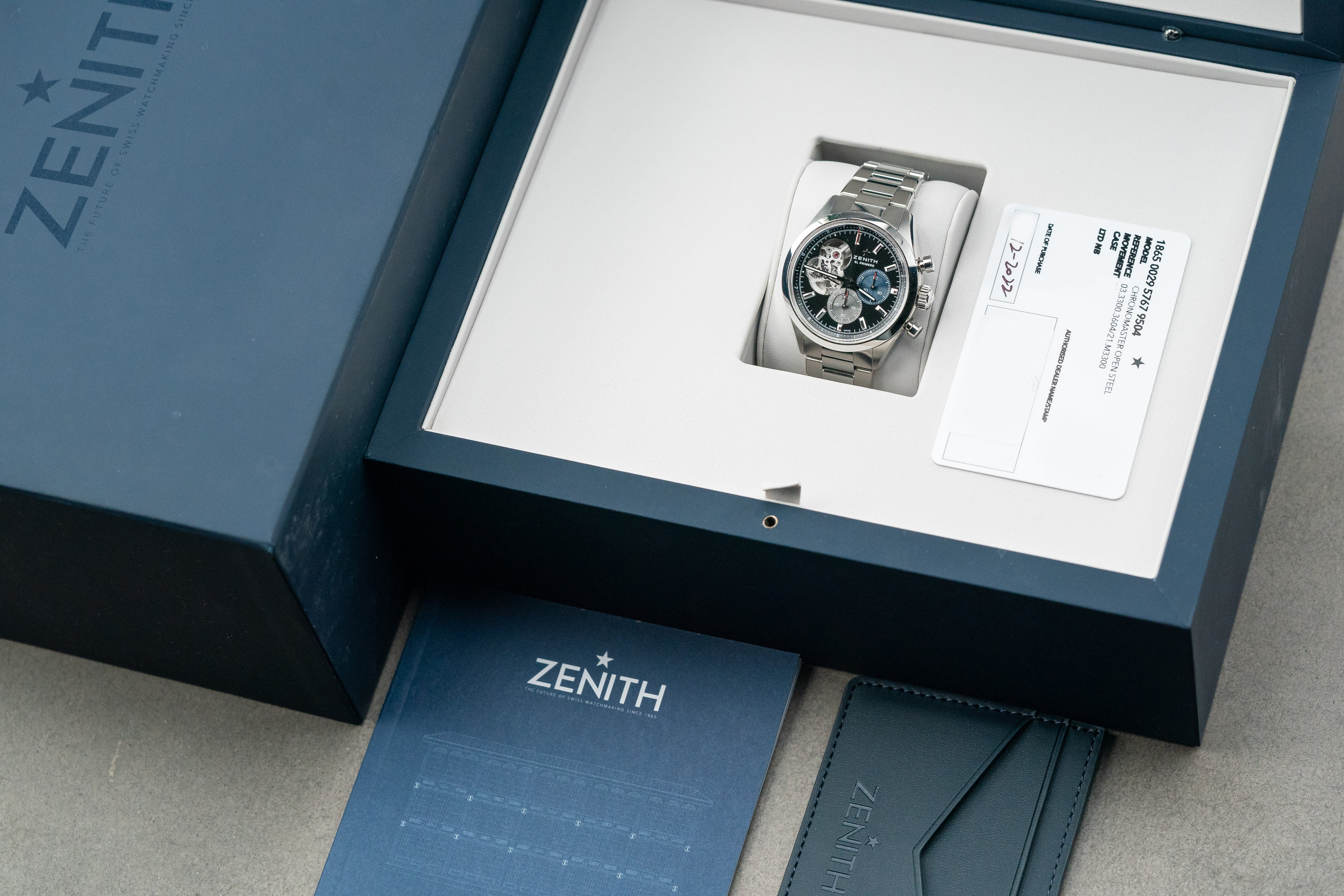 Zenith El Primero Chronomaster Open Automatic 39.5 mm 03.3300.3604/21.M330