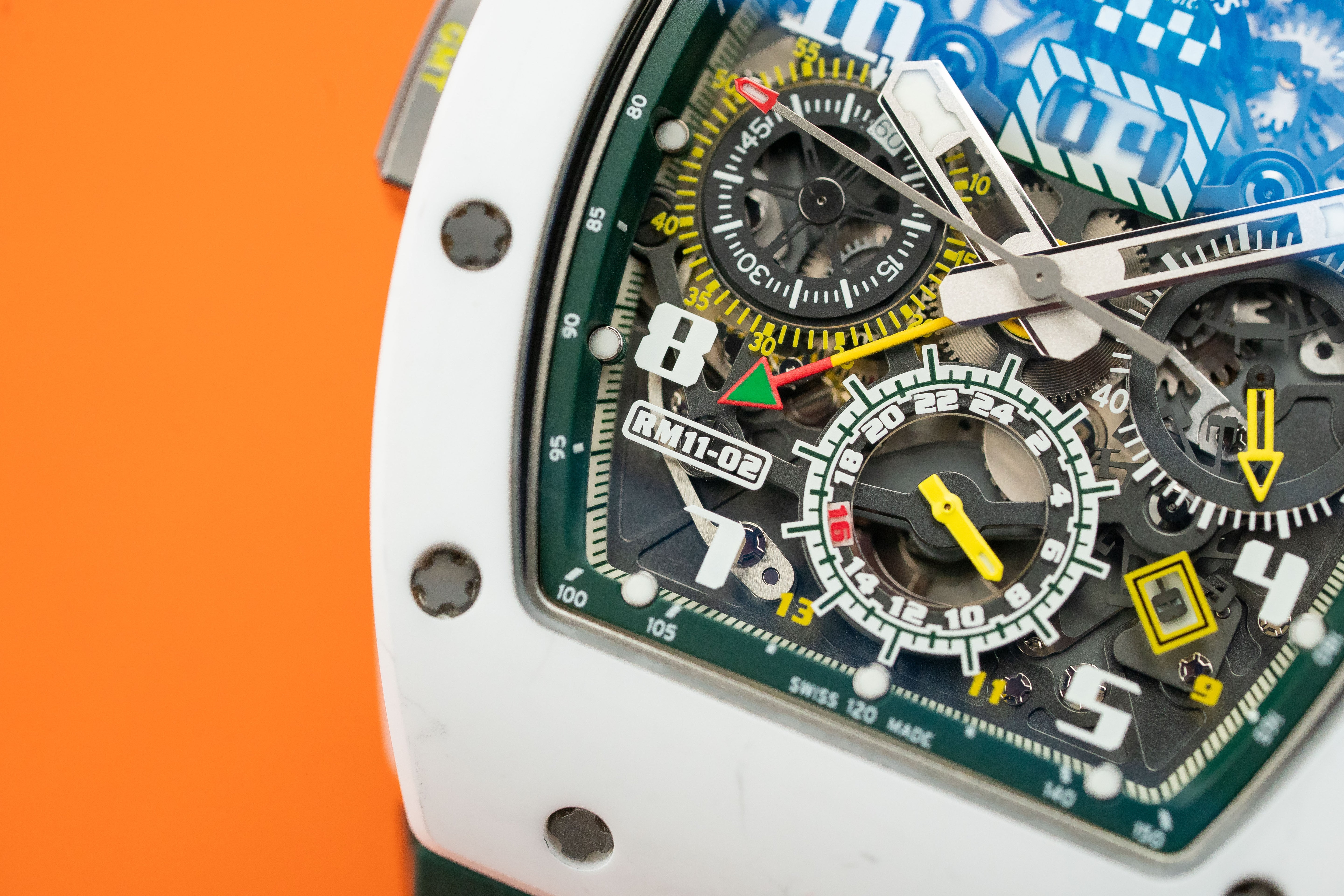 Richard Mille RM11-02 Le Mans Classic white Ceramic Skeleton Dial 2018