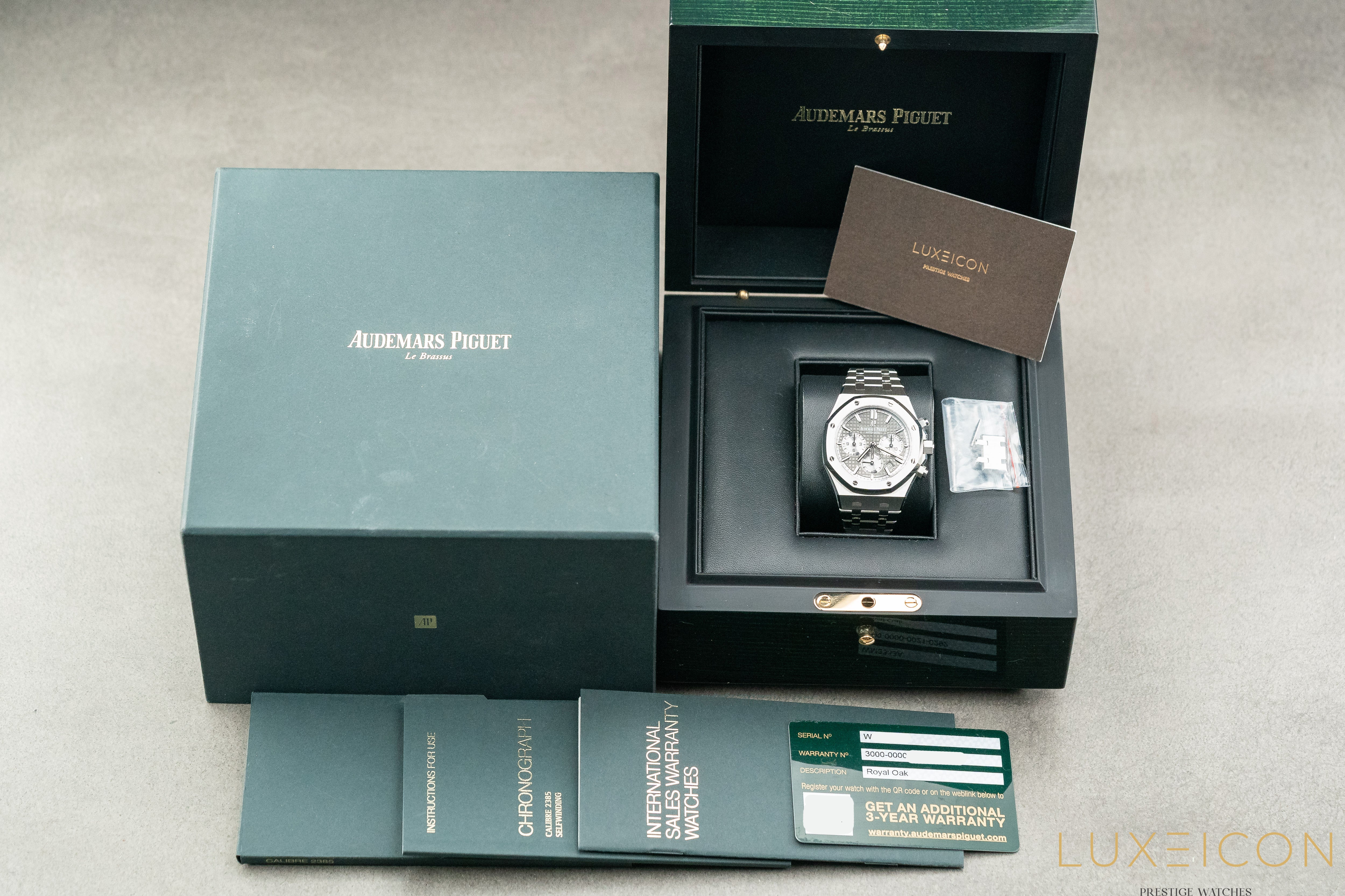 Audemars Piguet Royal Oak Chronograph 26315ST Rutheniam Grey Dial Stainless 38mm