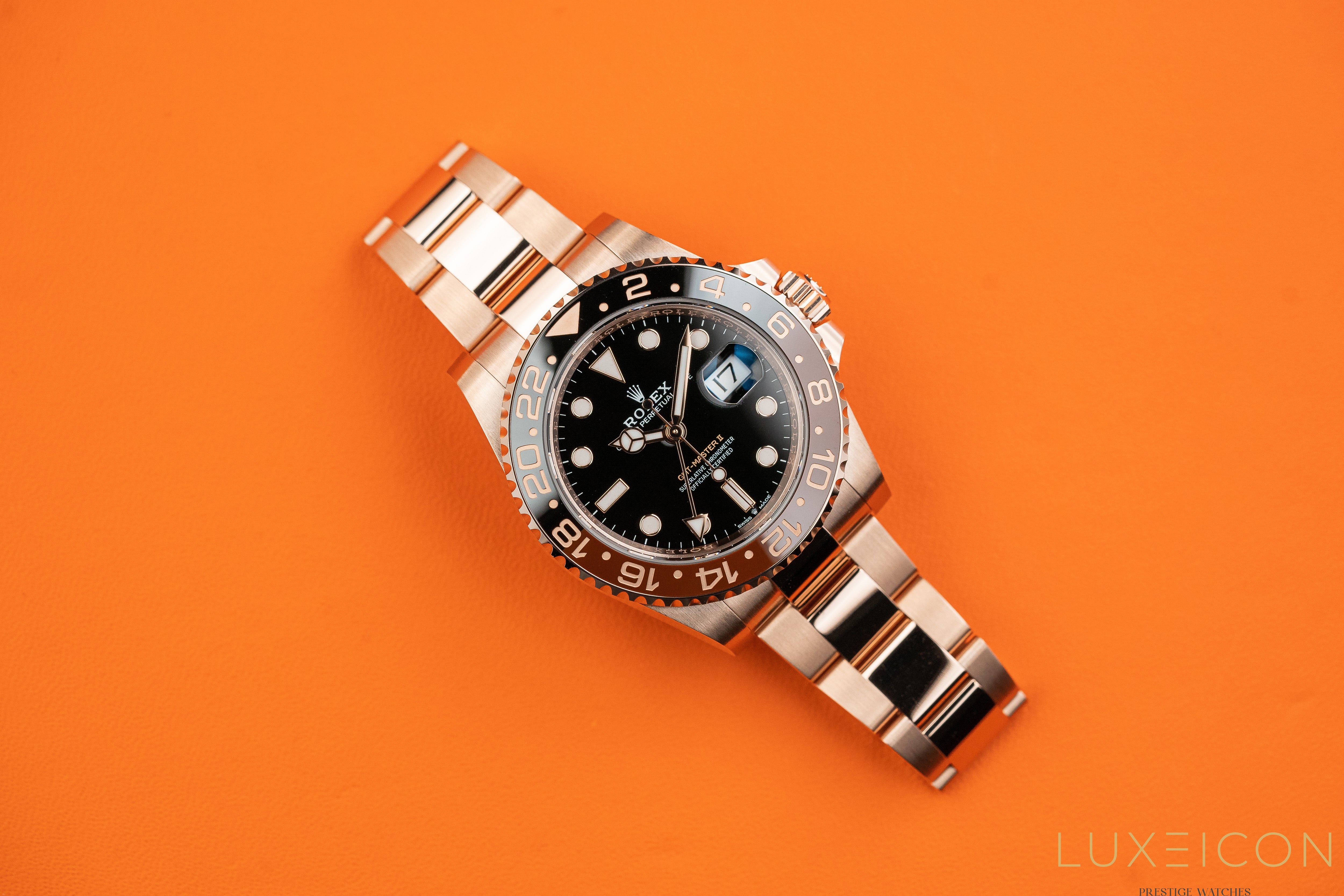 Rolex GMT-Master II Root-Beer 18k Rose Gold 40MM 126715CHNR 2023