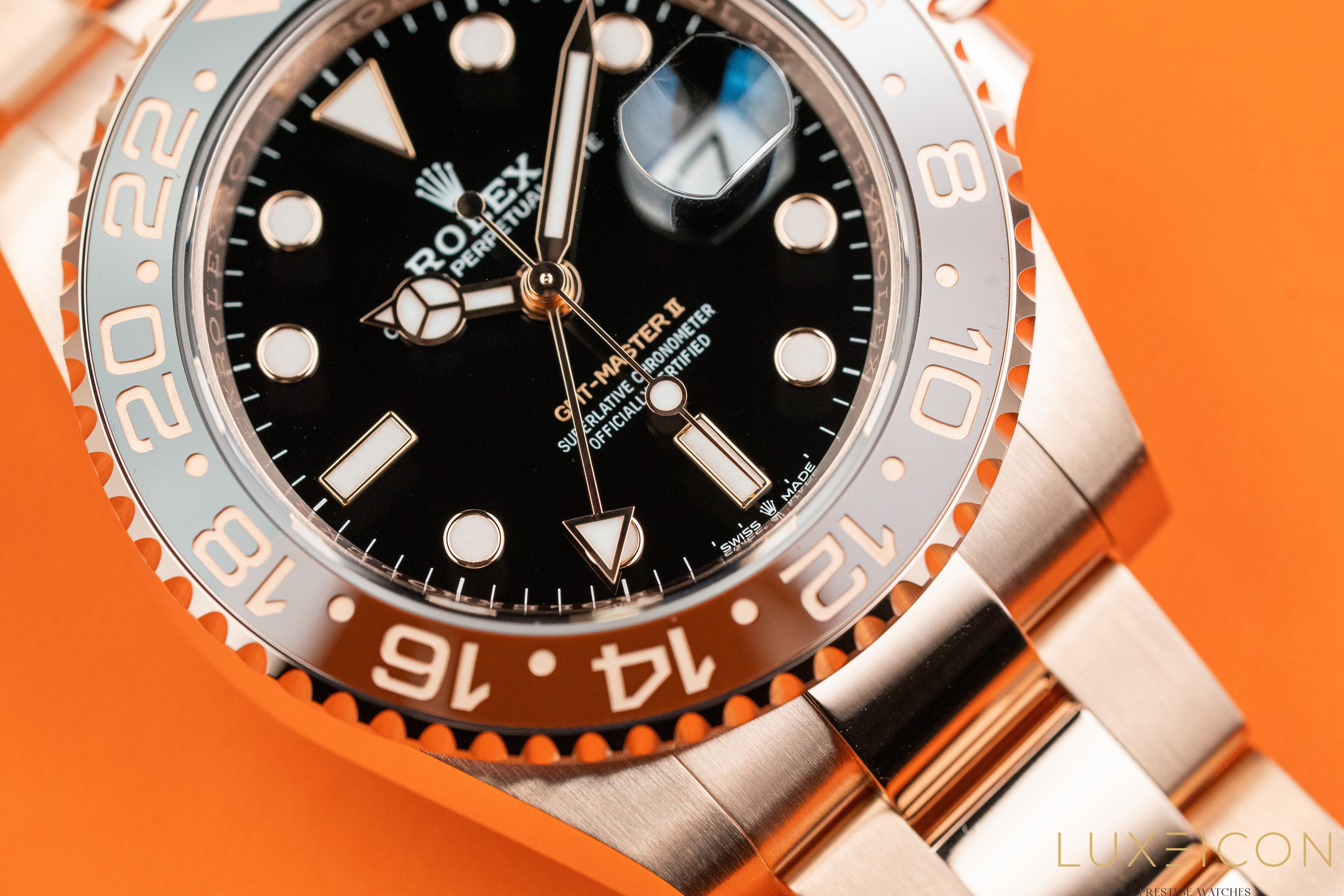 Rolex GMT-Master II Root-Beer 18k Rose Gold 40MM 126715CHNR 2023