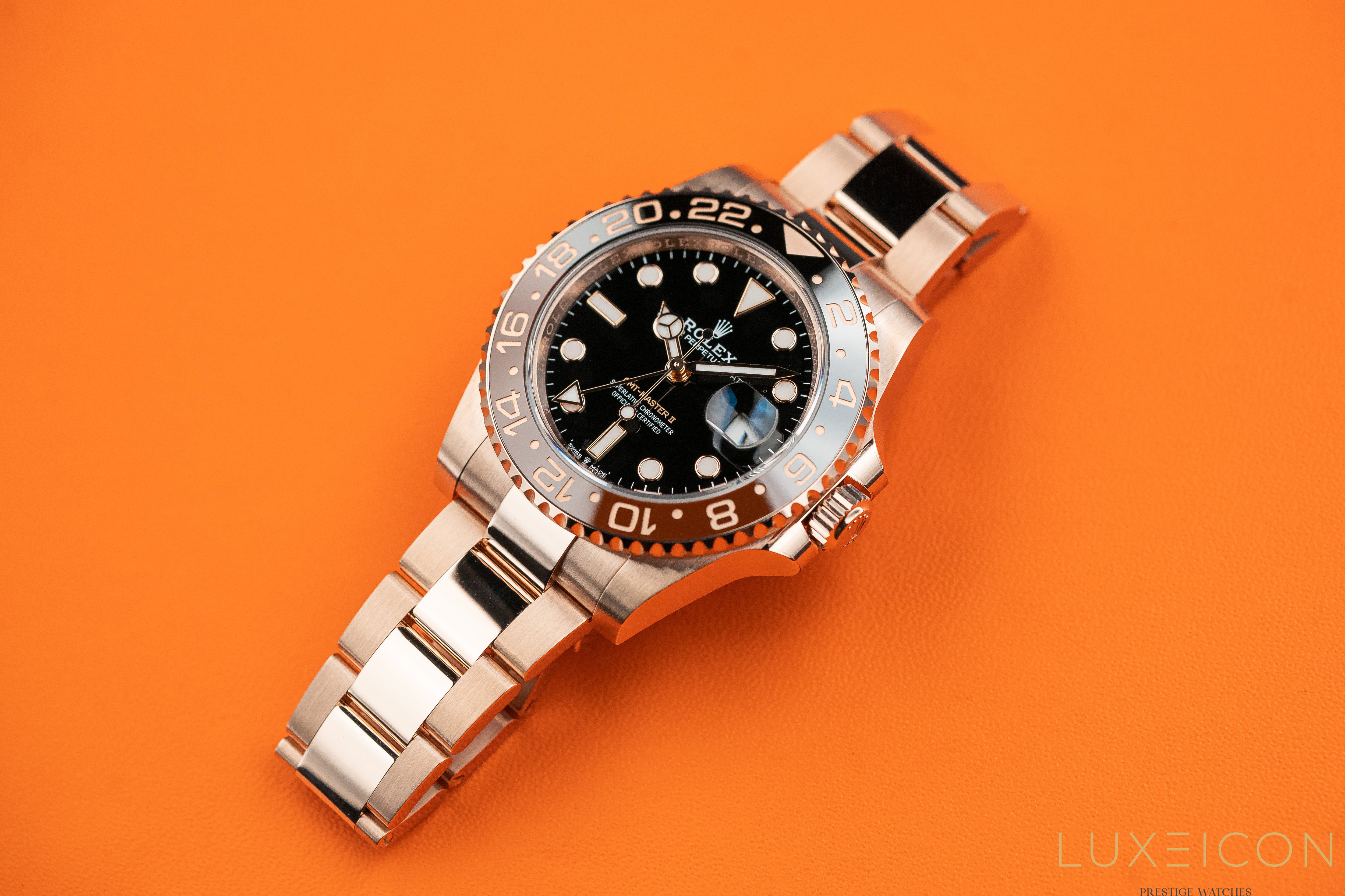 Rolex GMT-Master II Root-Beer 18k Rose Gold 40MM 126715CHNR 2023