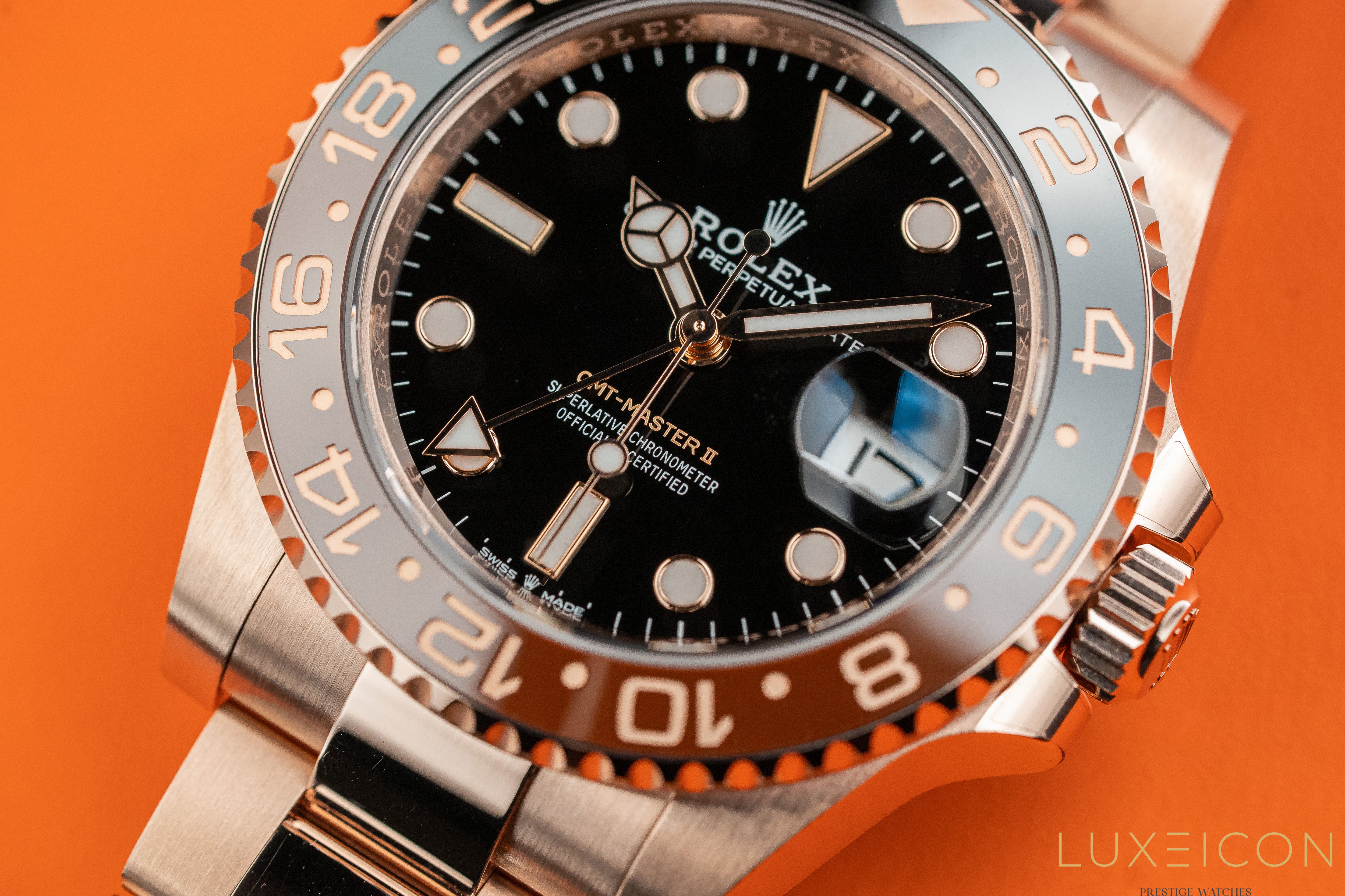 Rolex GMT-Master II Root-Beer 18k Rose Gold 40MM 126715CHNR 2023