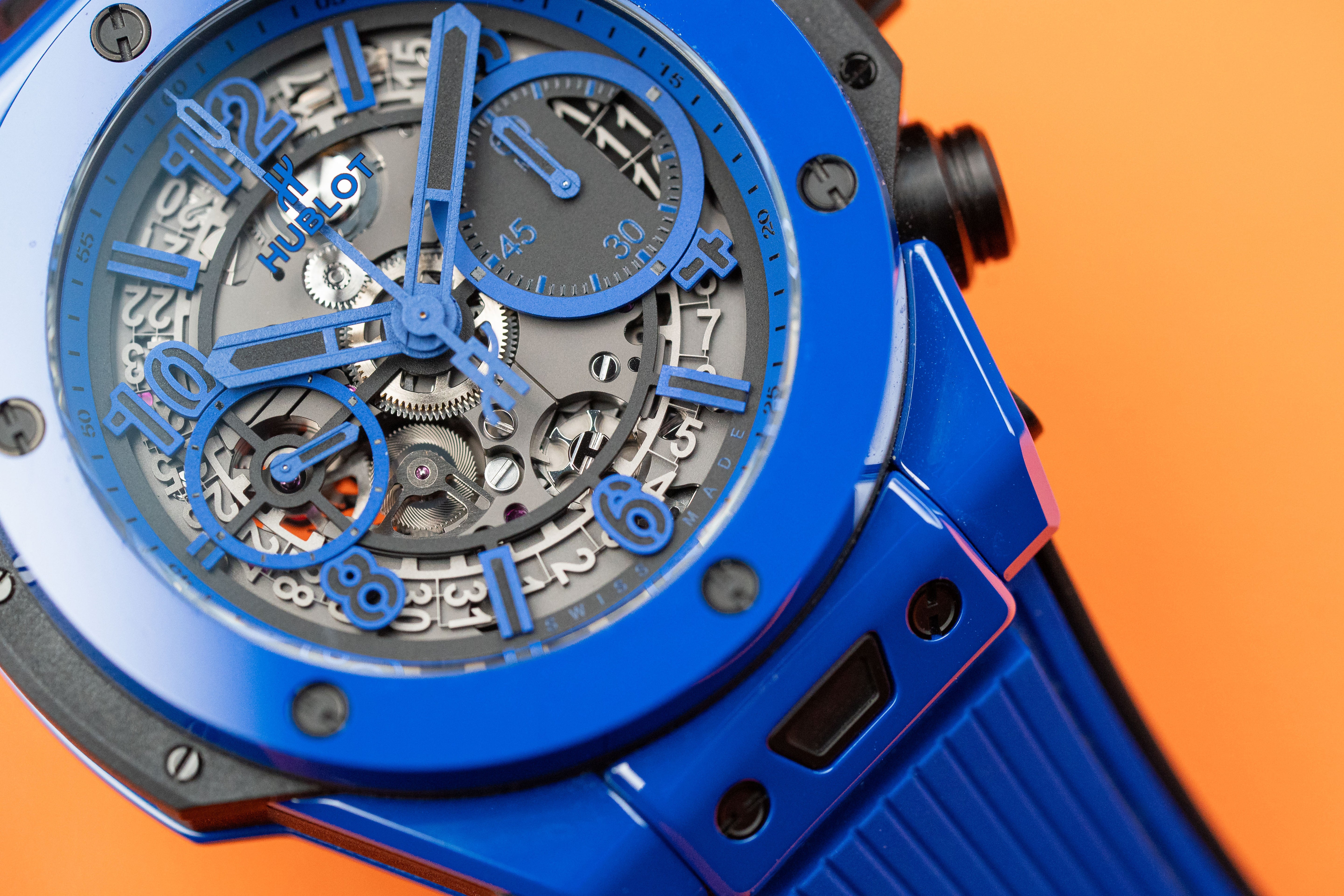 Hublot Big Bang Unico Blue Magic 42mm Ceramic Skeleton Dial 441.ES.5119.RX