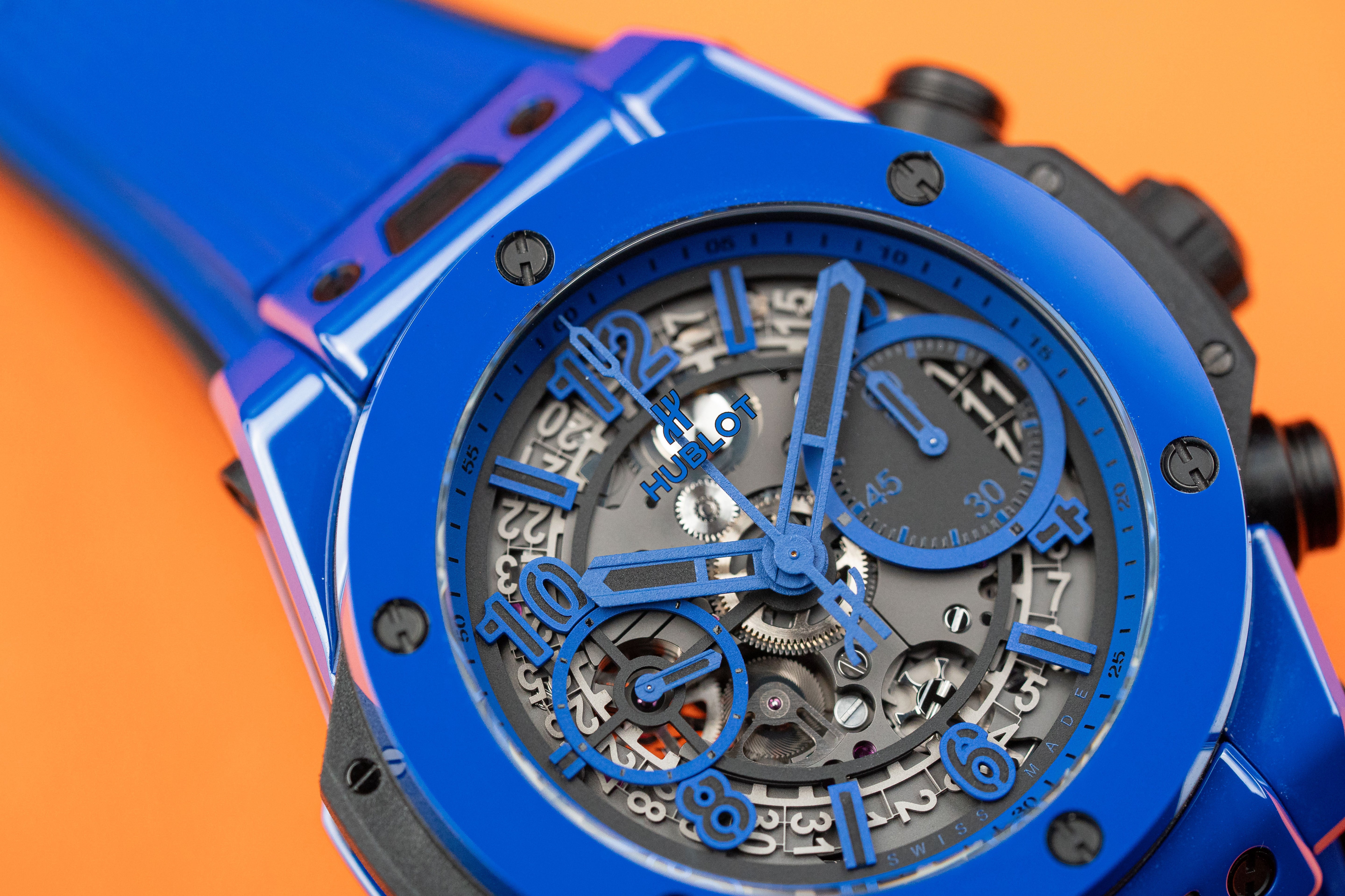 Hublot Big Bang Unico Blue Magic 42mm Ceramic Skeleton Dial 441.ES.5119.RX