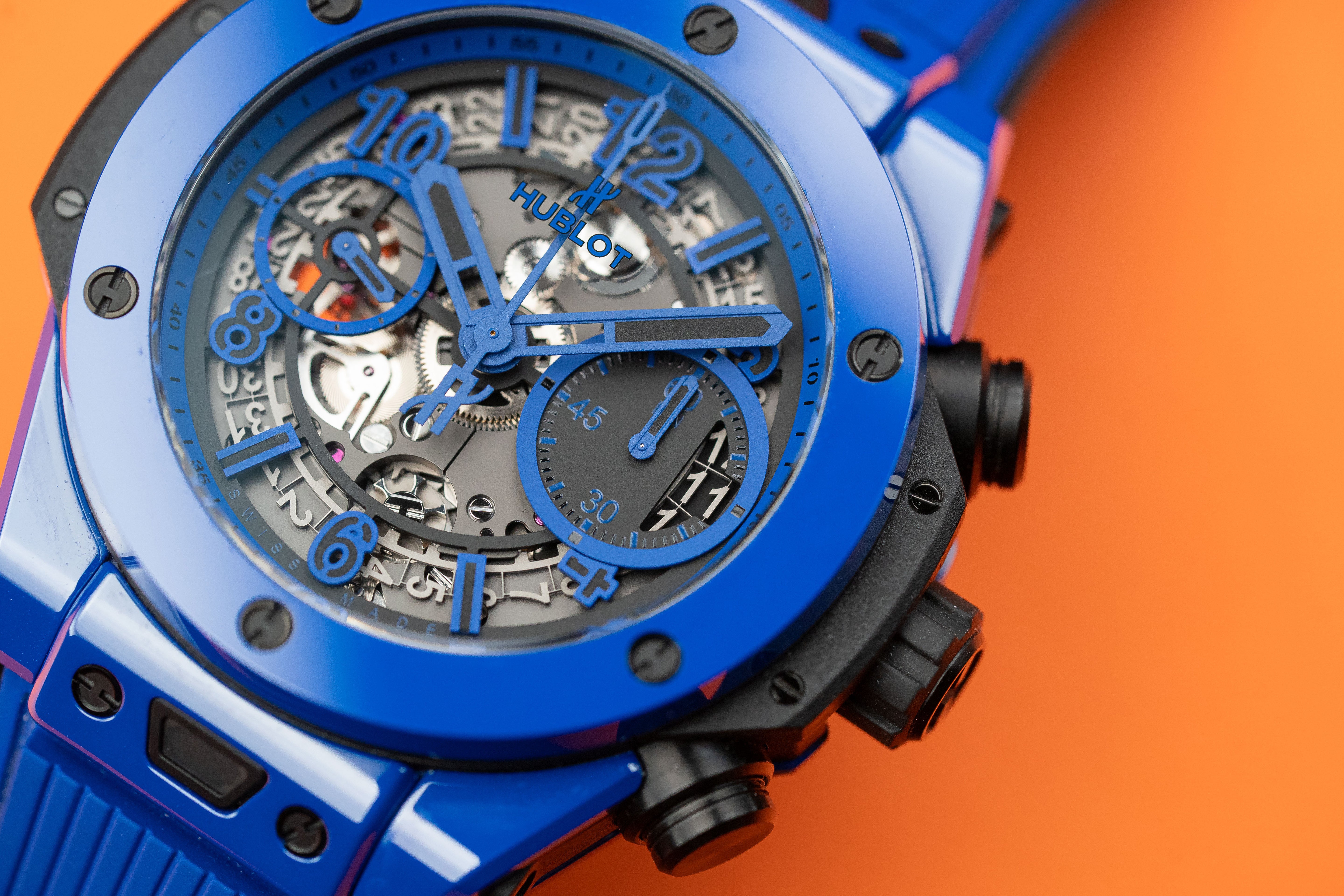 Hublot Big Bang Unico Blue Magic 42mm Ceramic Skeleton Dial 441.ES.5119.RX