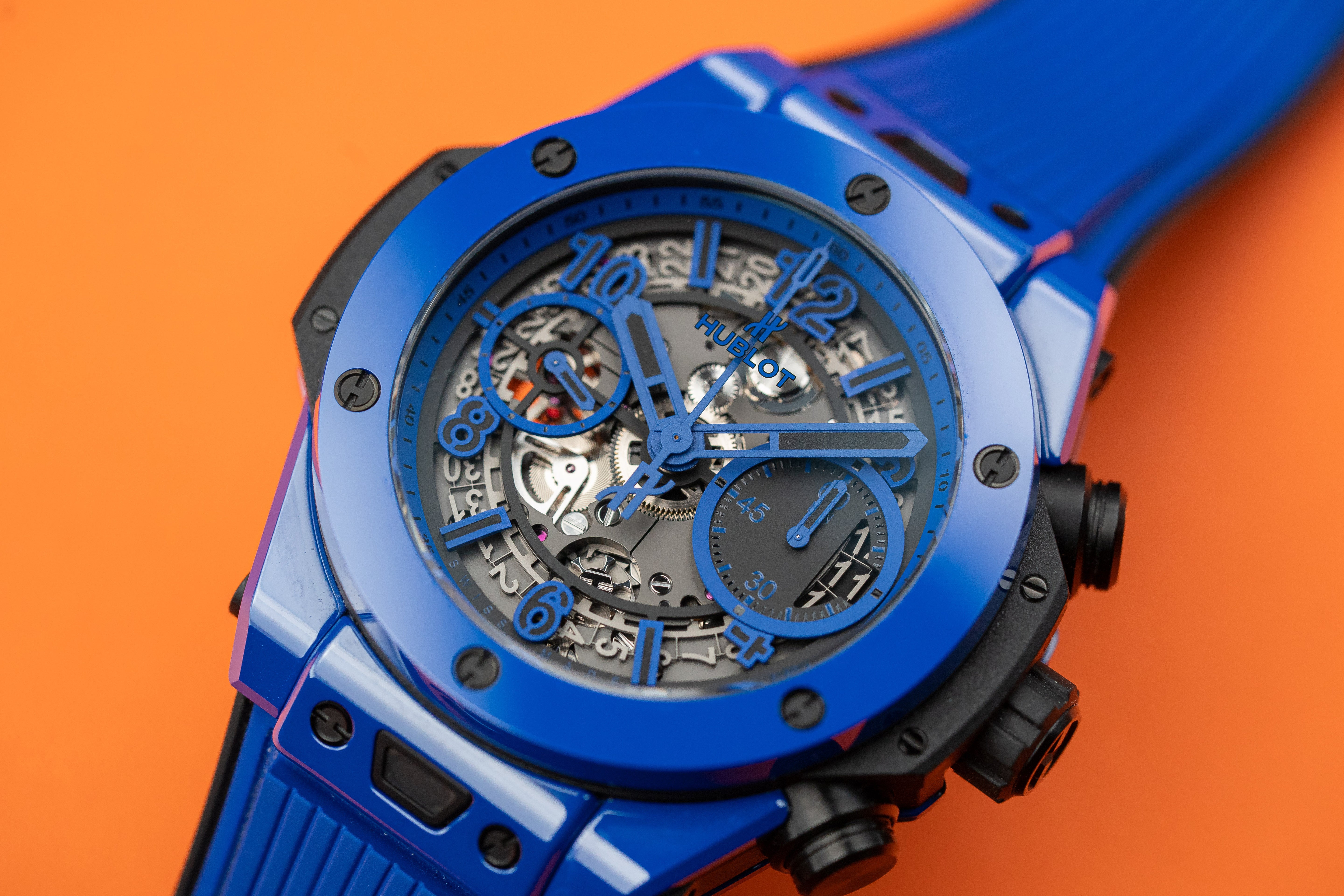 Hublot Big Bang Unico Blue Magic 42mm Ceramic Skeleton Dial 441.ES.5119.RX