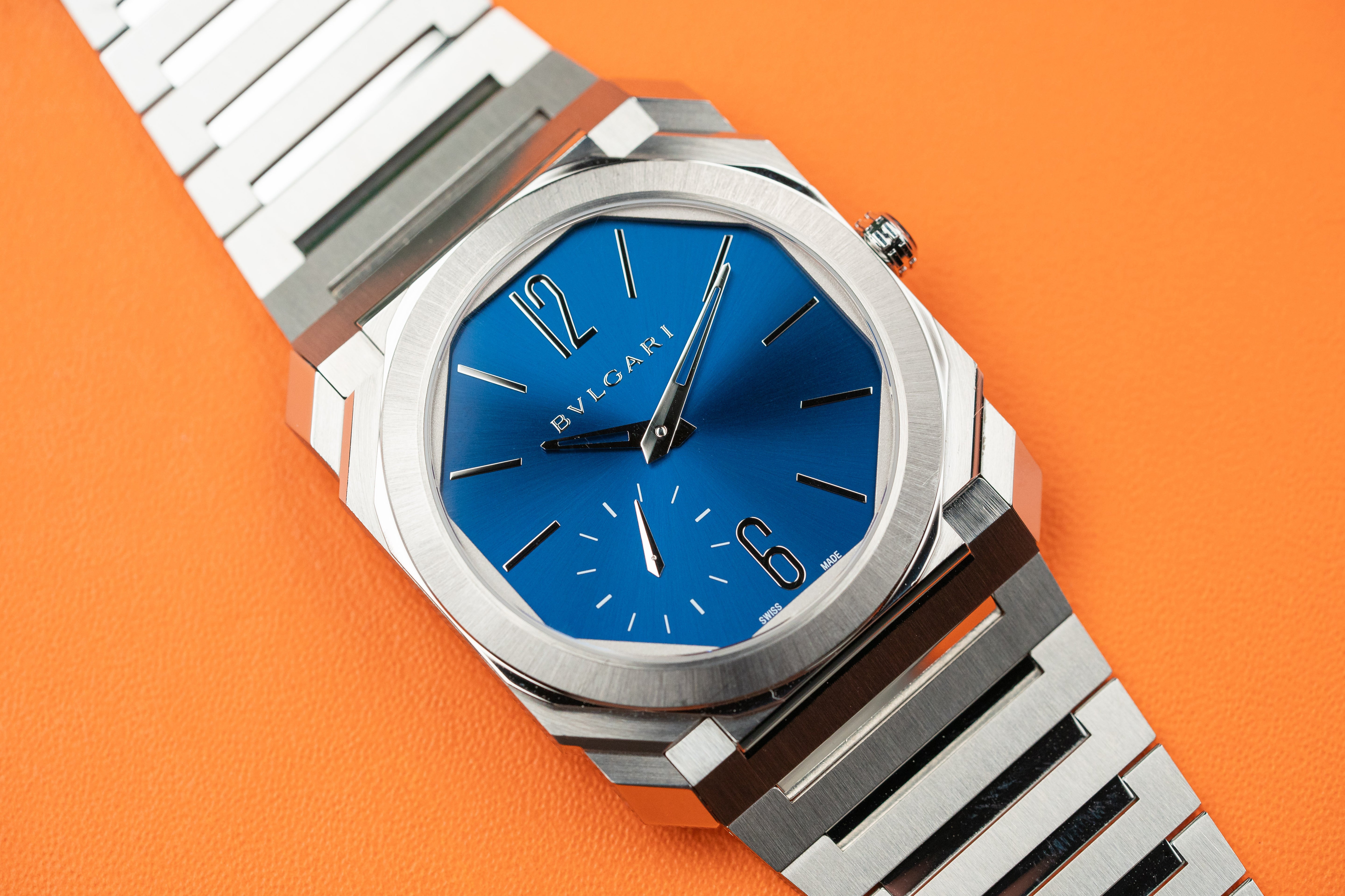 Bulgari Octo 103431 Finissimo Extra Thin 40mm Automatic Blue Dial