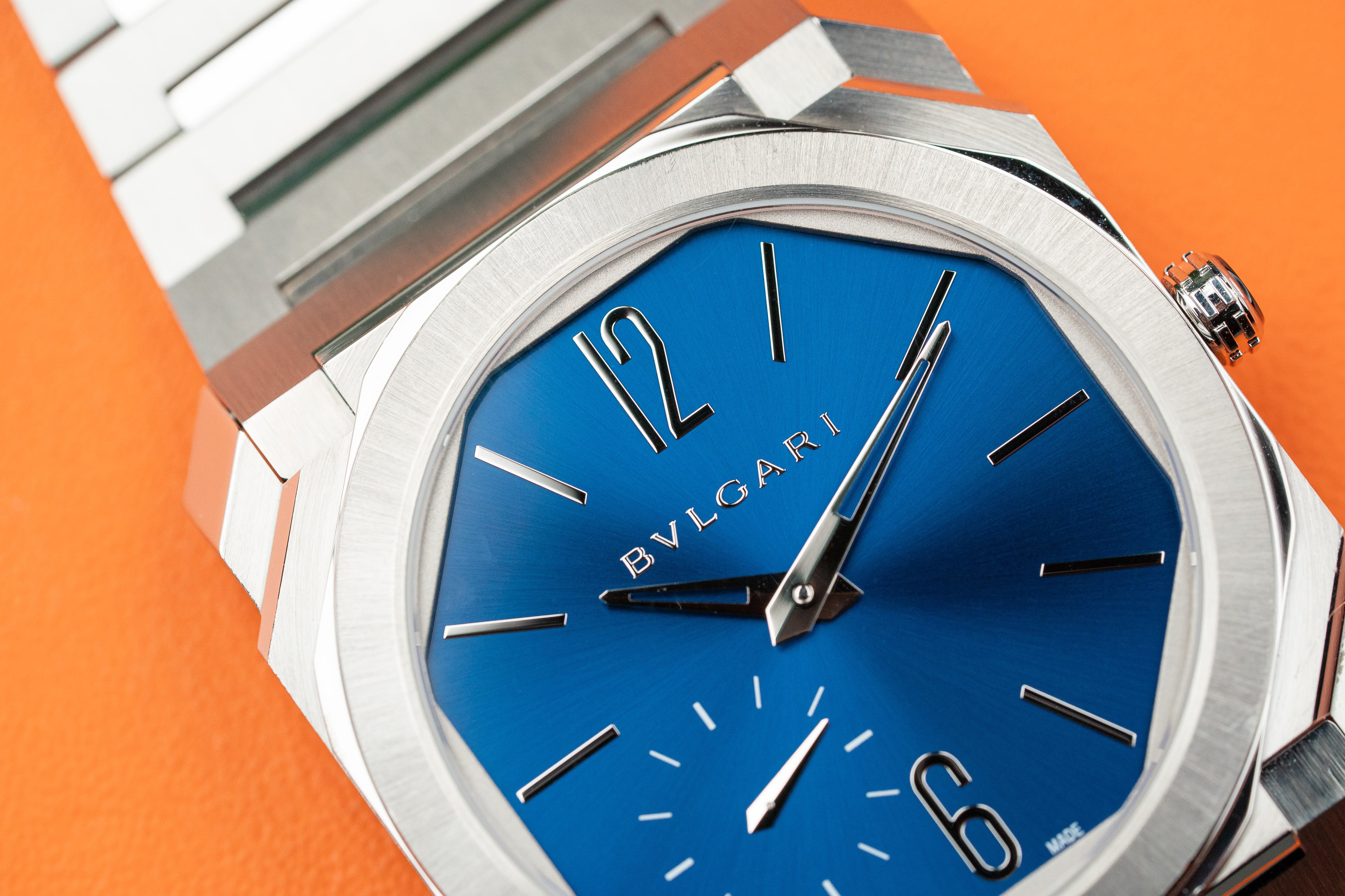 Bulgari Octo 103431 Finissimo Extra Thin 40mm Automatic Blue Dial