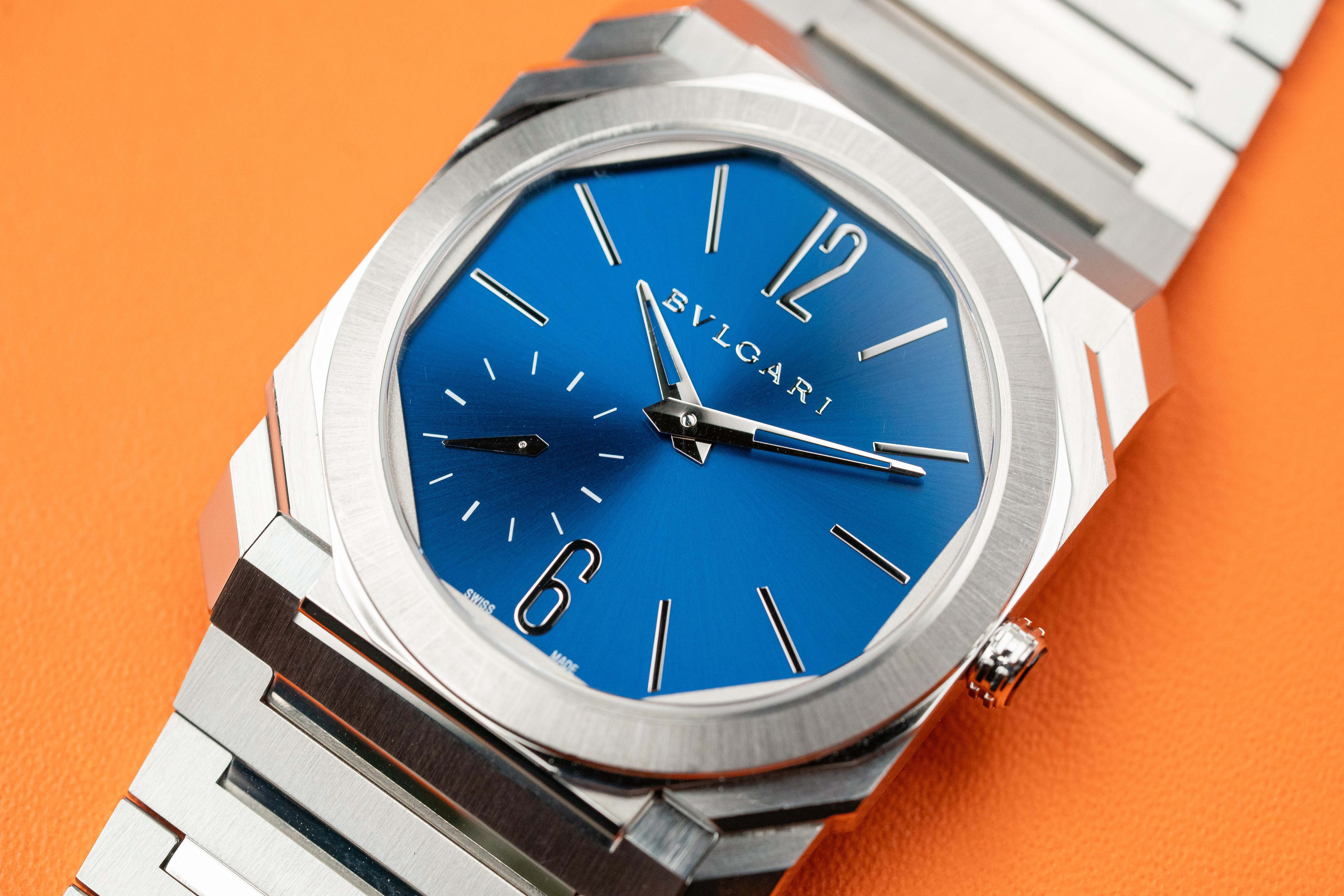 Bulgari Octo 103431 Finissimo Extra Thin 40mm Automatic Blue Dial