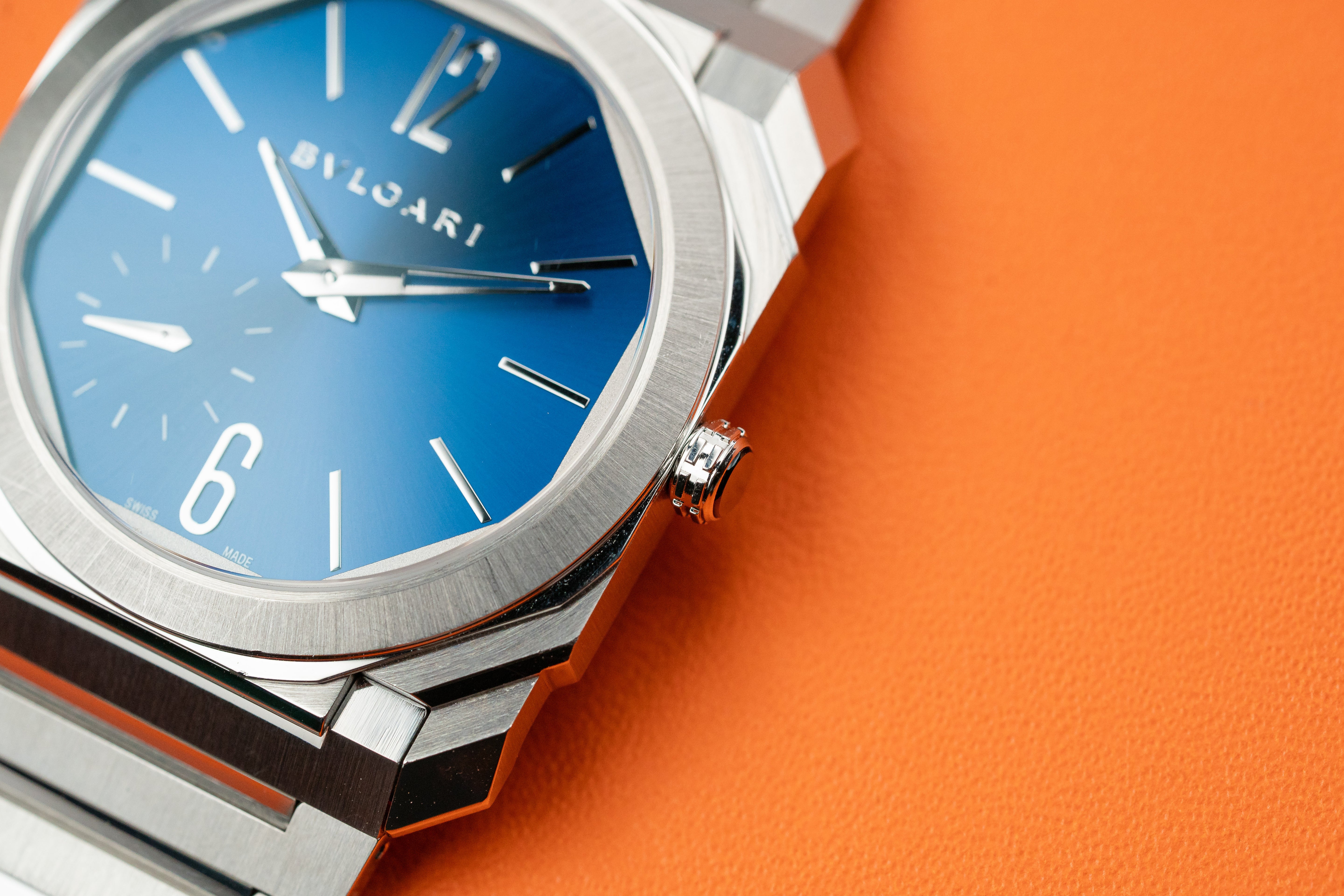 Bulgari Octo 103431 Finissimo Extra Thin 40mm Automatic Blue Dial