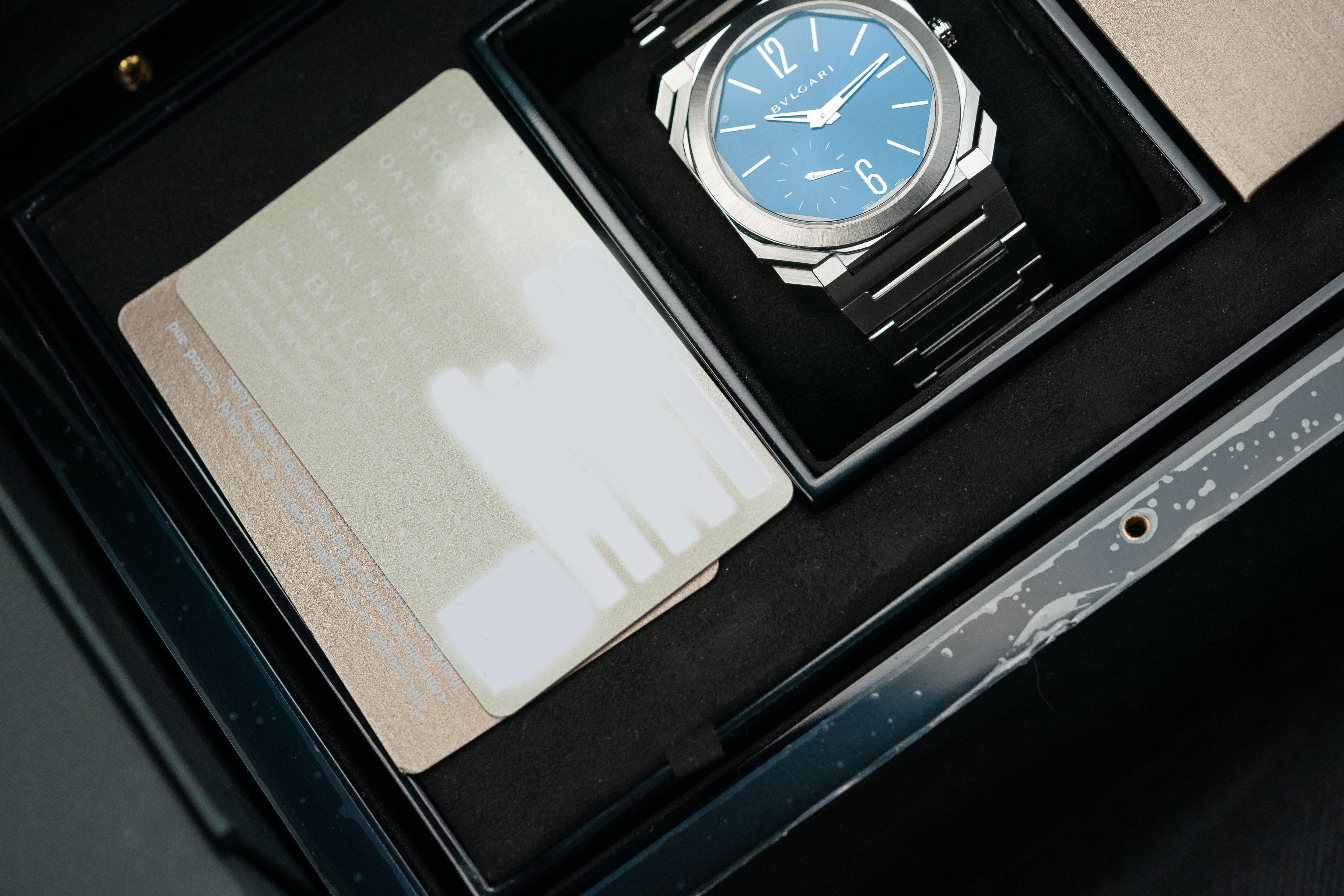 Bulgari Octo 103431 Finissimo Extra Thin 40mm Automatic Blue Dial