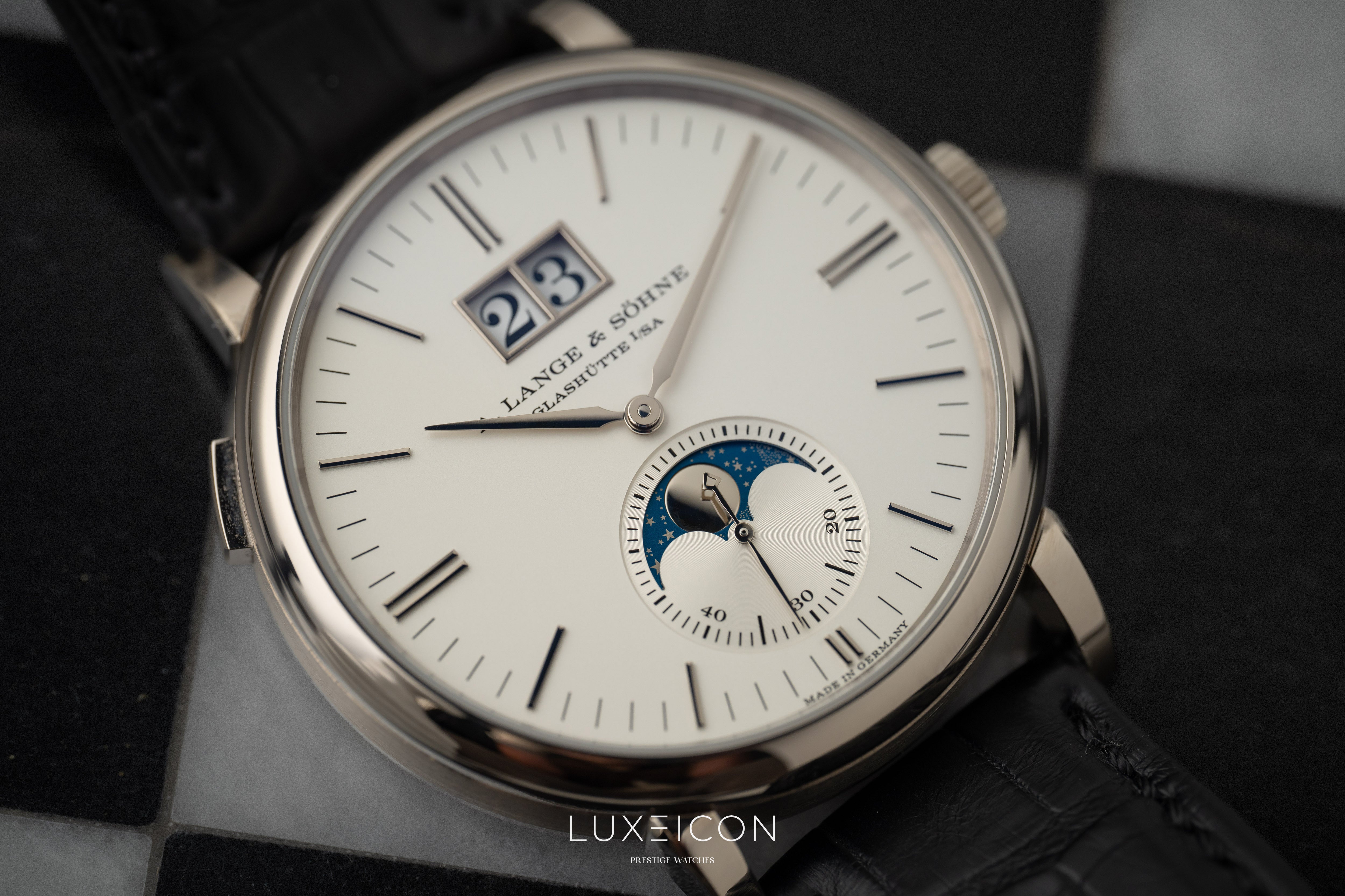 A. Lange & Söhne Saxonia 384.026 Moon Phase Automatic White gold 2022