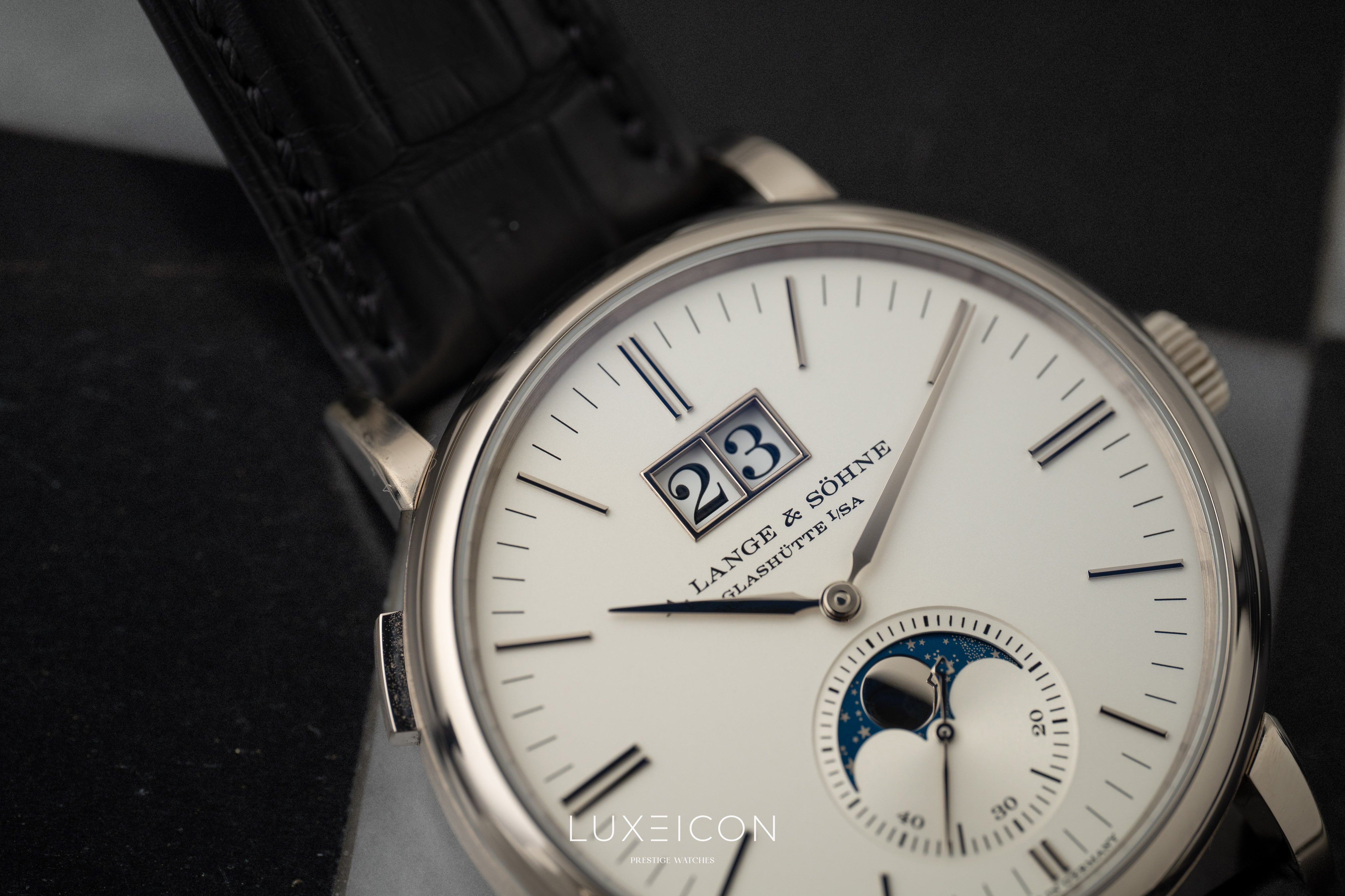 A. Lange & Söhne Saxonia 384.026 Moon Phase Automatic White gold 2022