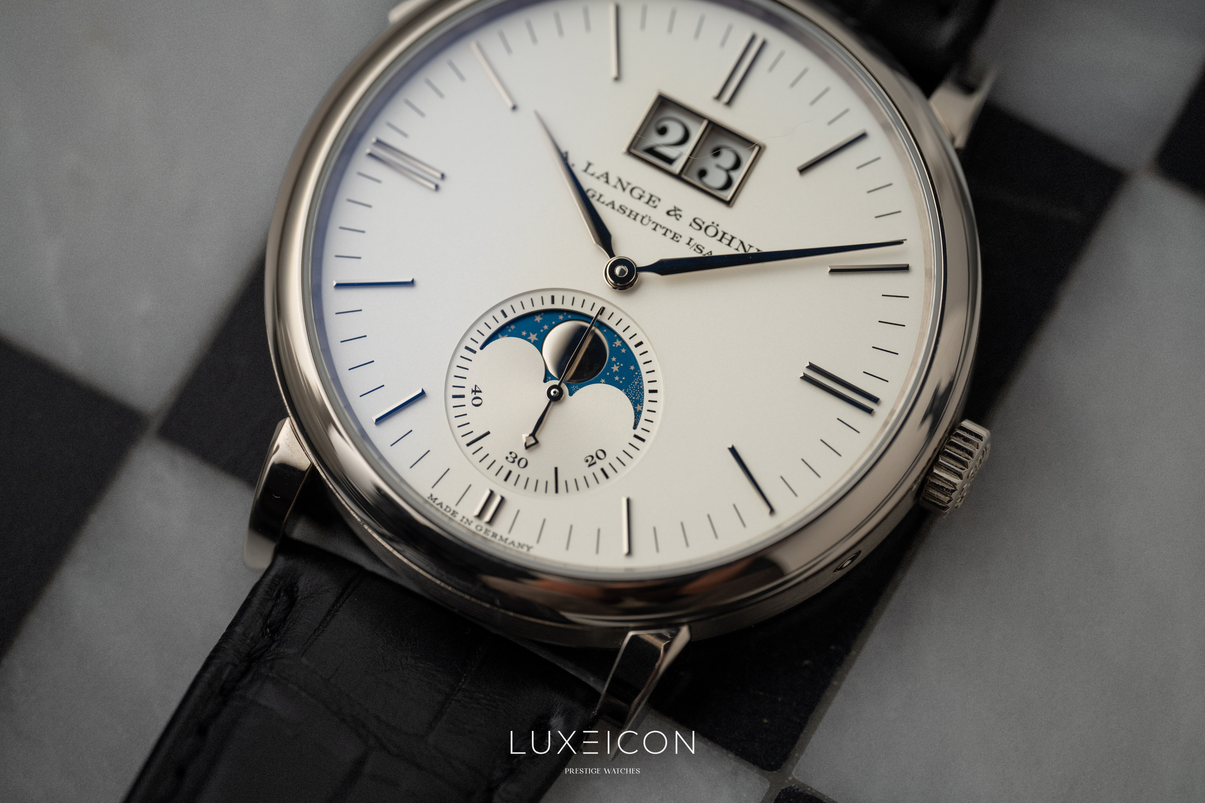 A. Lange & Söhne Saxonia 384.026 Moon Phase Automatic White gold 2022