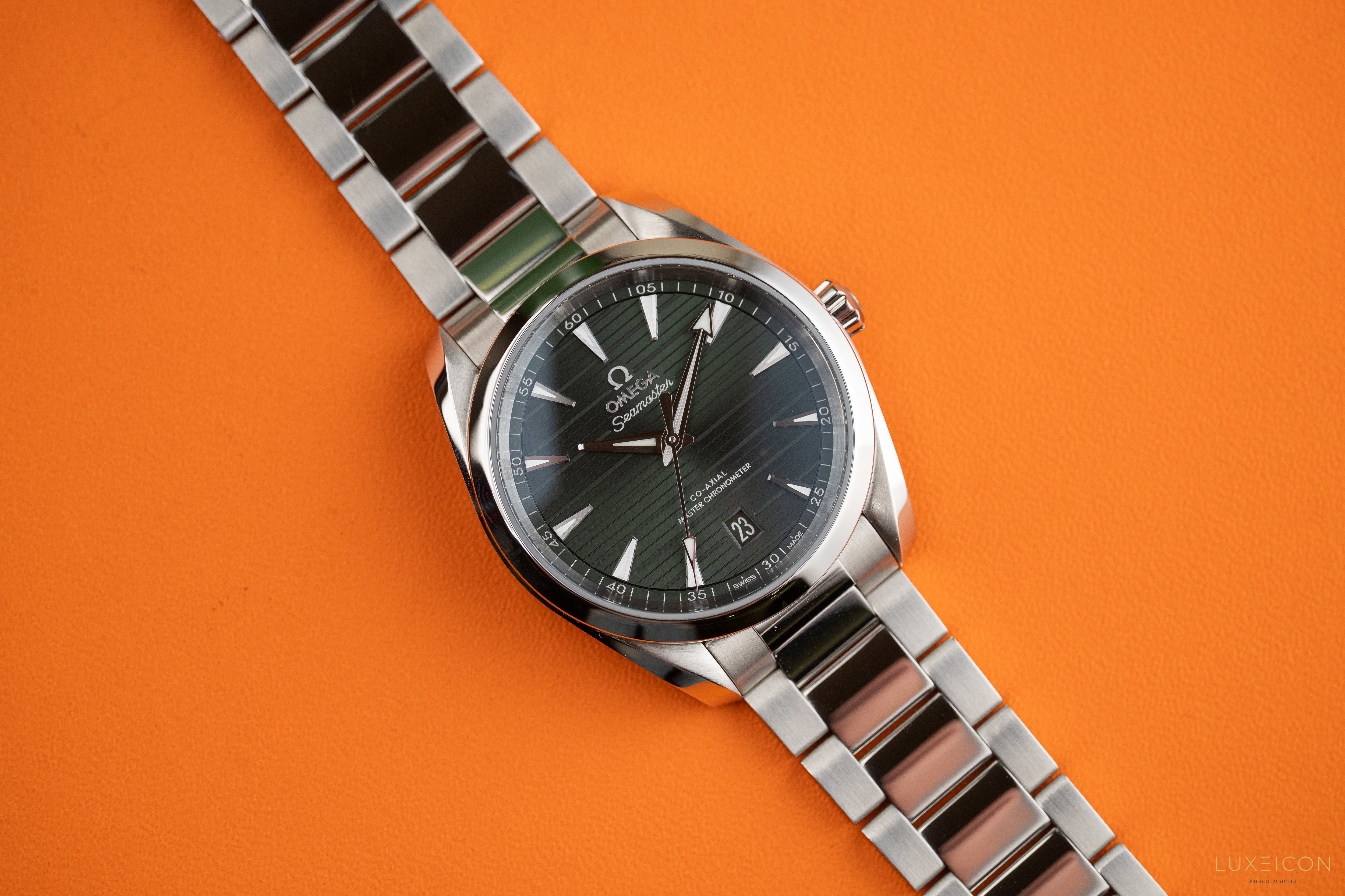 Omega Seamaster Aqua Terra Green on Bracelet Co-axial Master Chronometer 2025