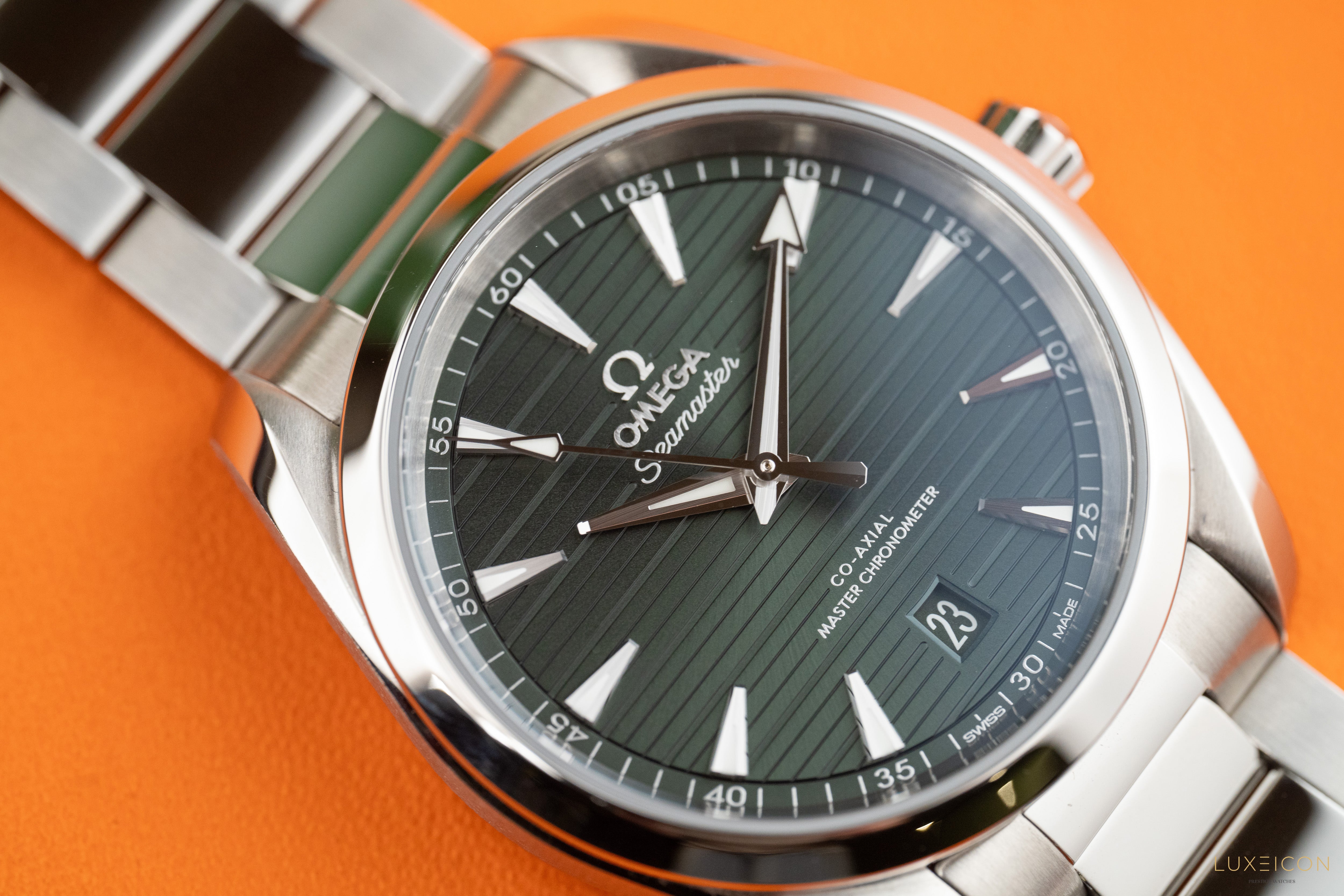 Omega Seamaster Aqua Terra Green on Bracelet Co-axial Master Chronometer 2025