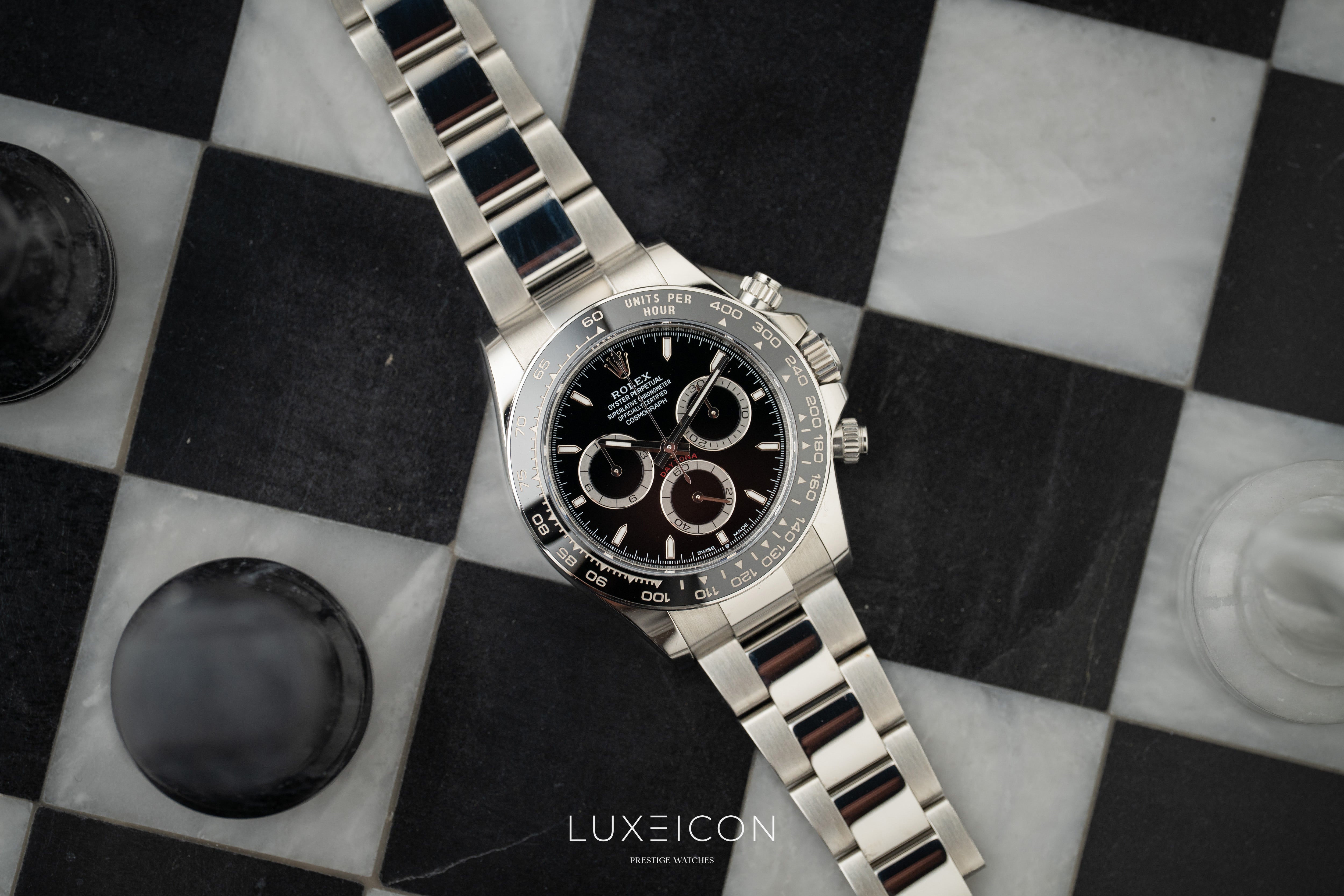 Rolex Daytona Cosmograph Black Dial Ceramic Bezel Godzilla 40mm 126500LN