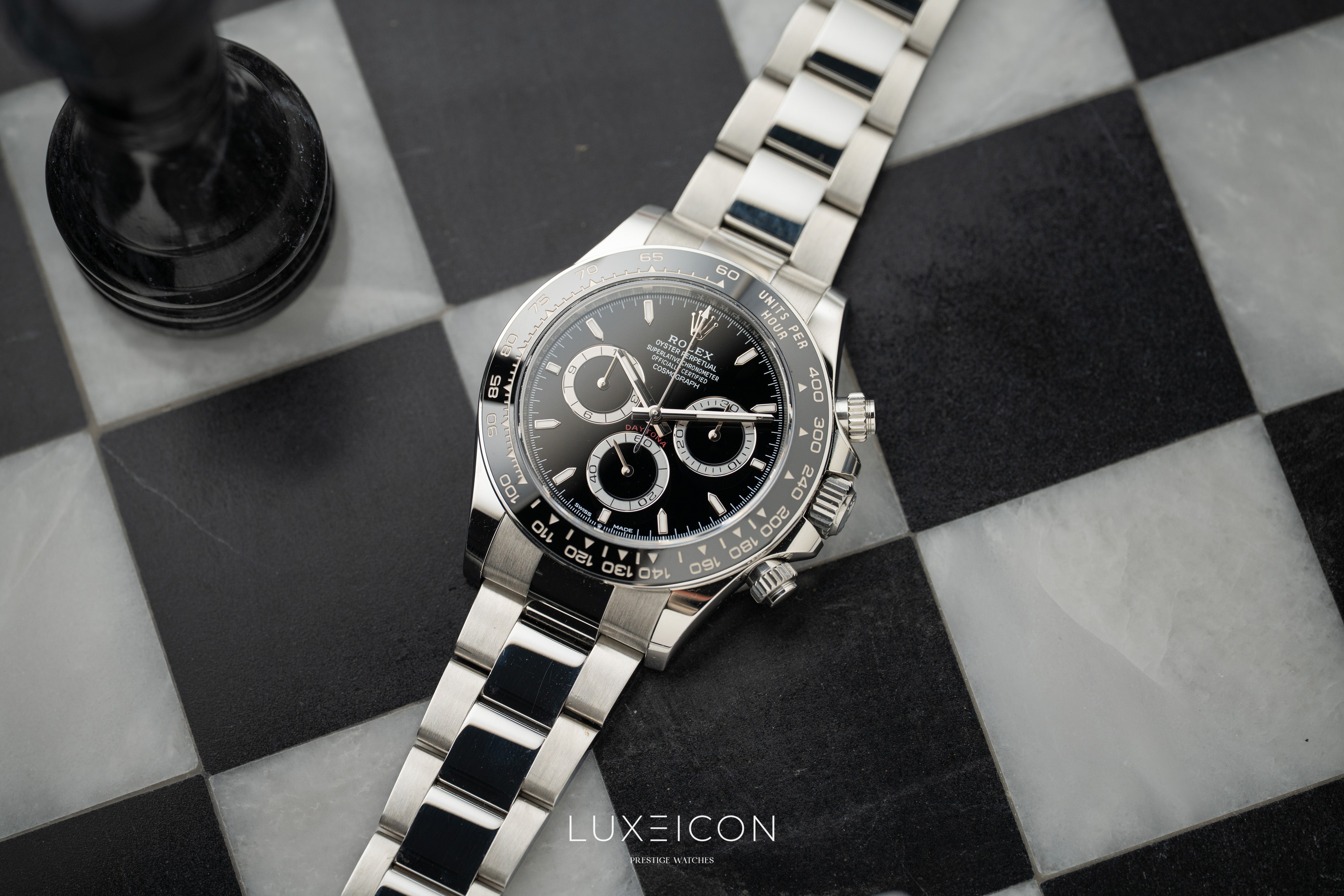 Rolex Daytona Cosmograph Black Dial Ceramic Bezel Godzilla 40mm 126500LN