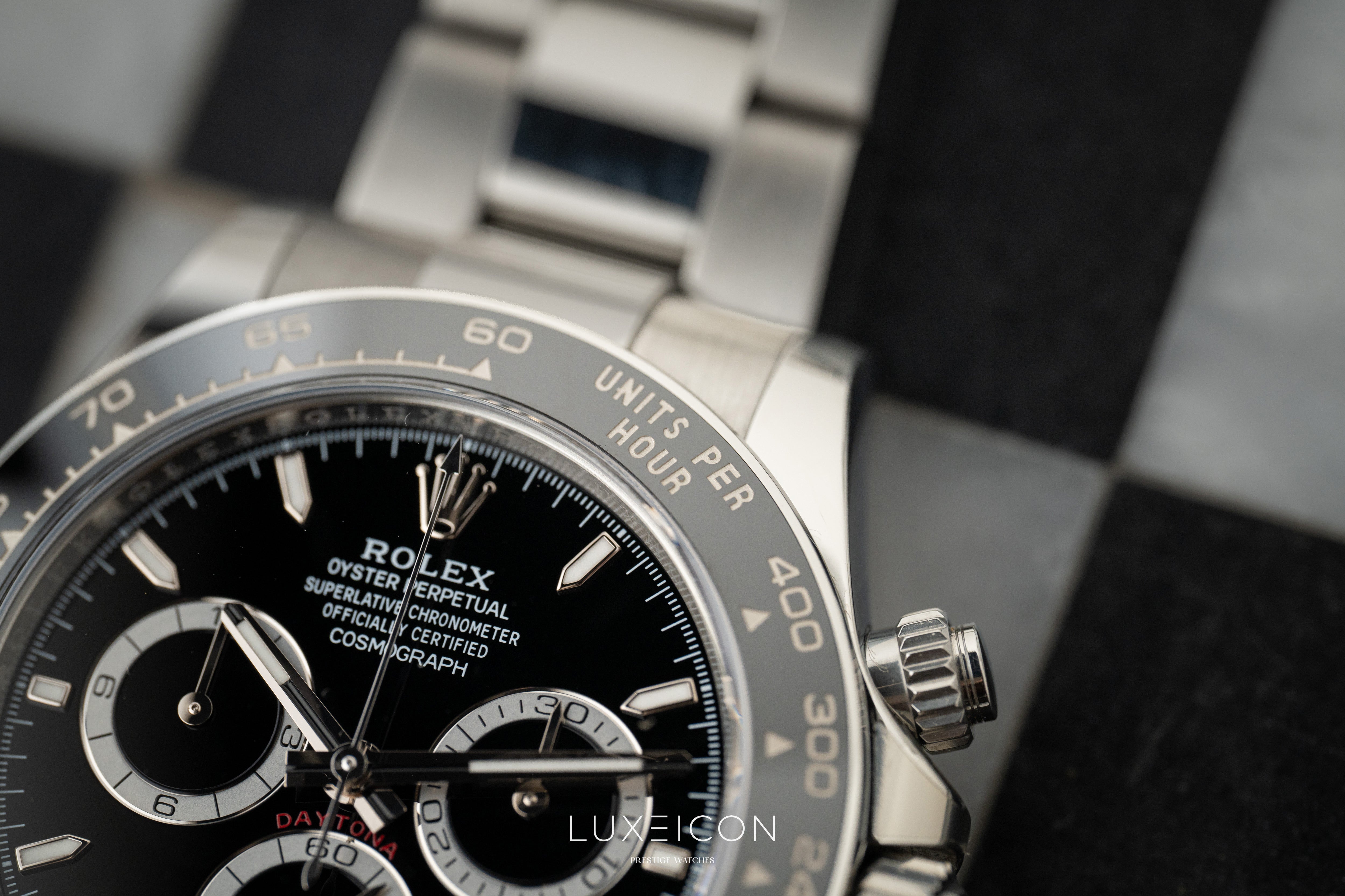 Rolex Daytona Cosmograph Black Dial Ceramic Bezel Godzilla 40mm 126500LN