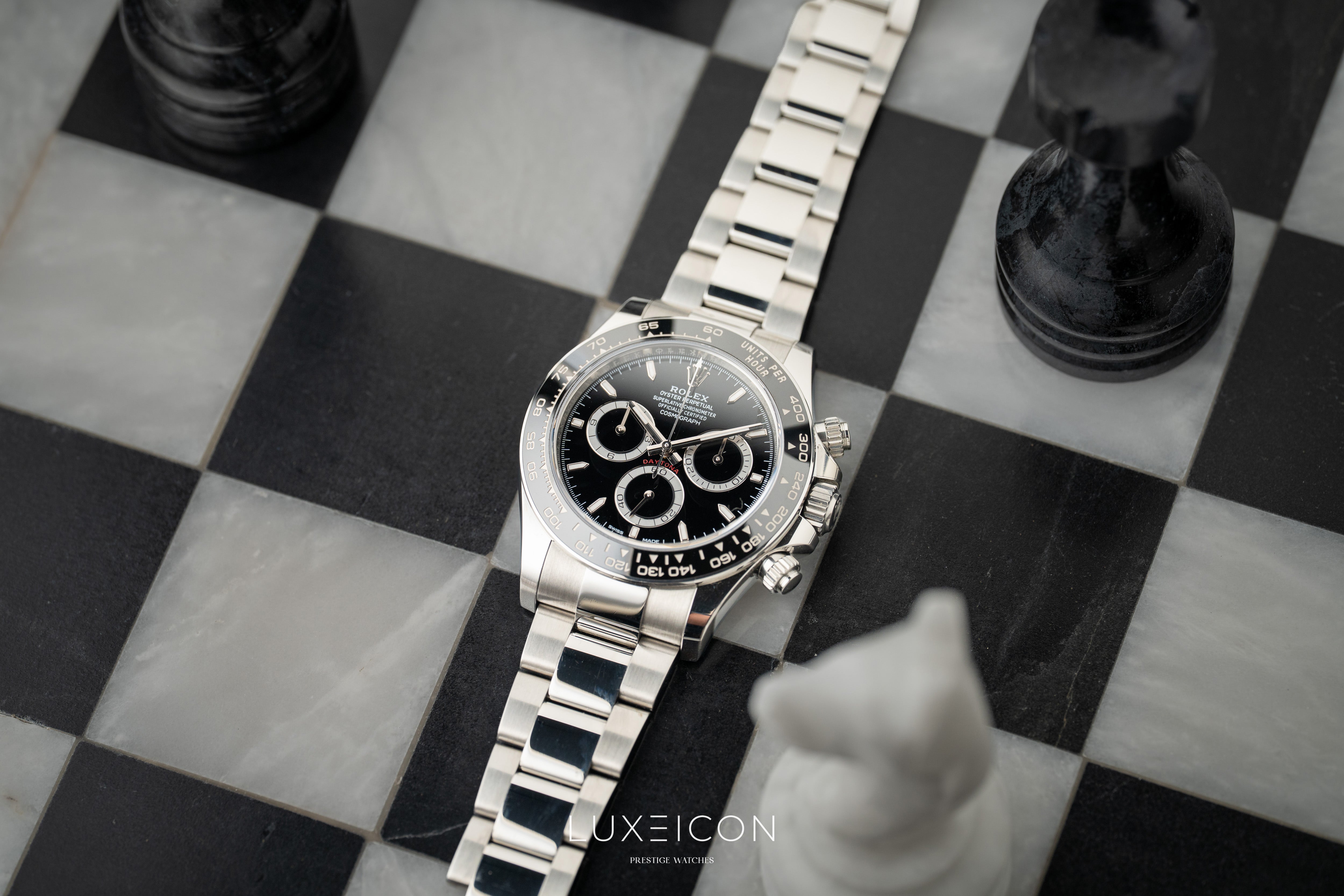 Rolex Daytona Cosmograph Black Dial Ceramic Bezel Godzilla 40mm 126500LN