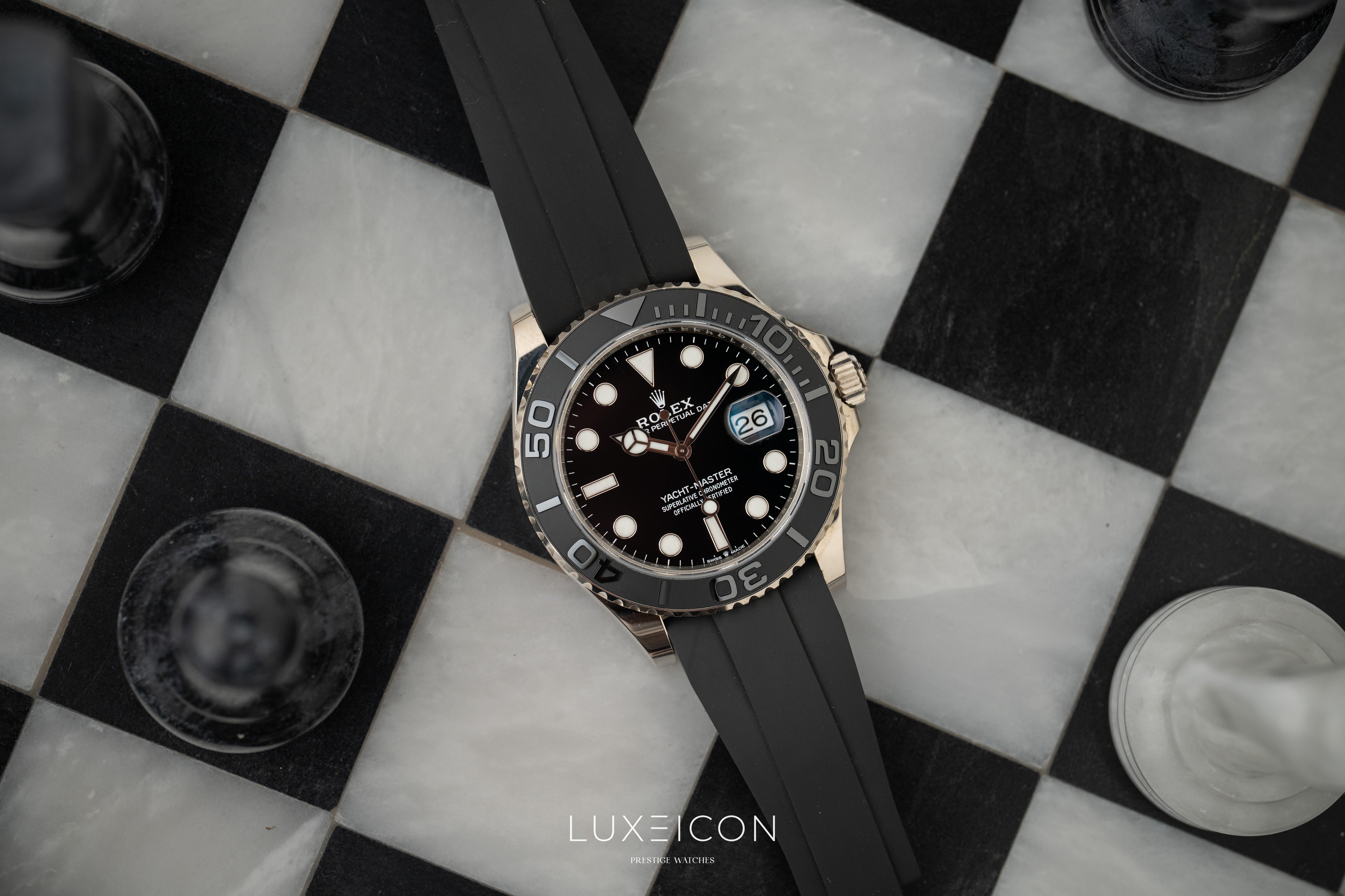 Rolex Yacht-Master 42 Black Ceramic Bezel White Gold Black Dial 226659 2025