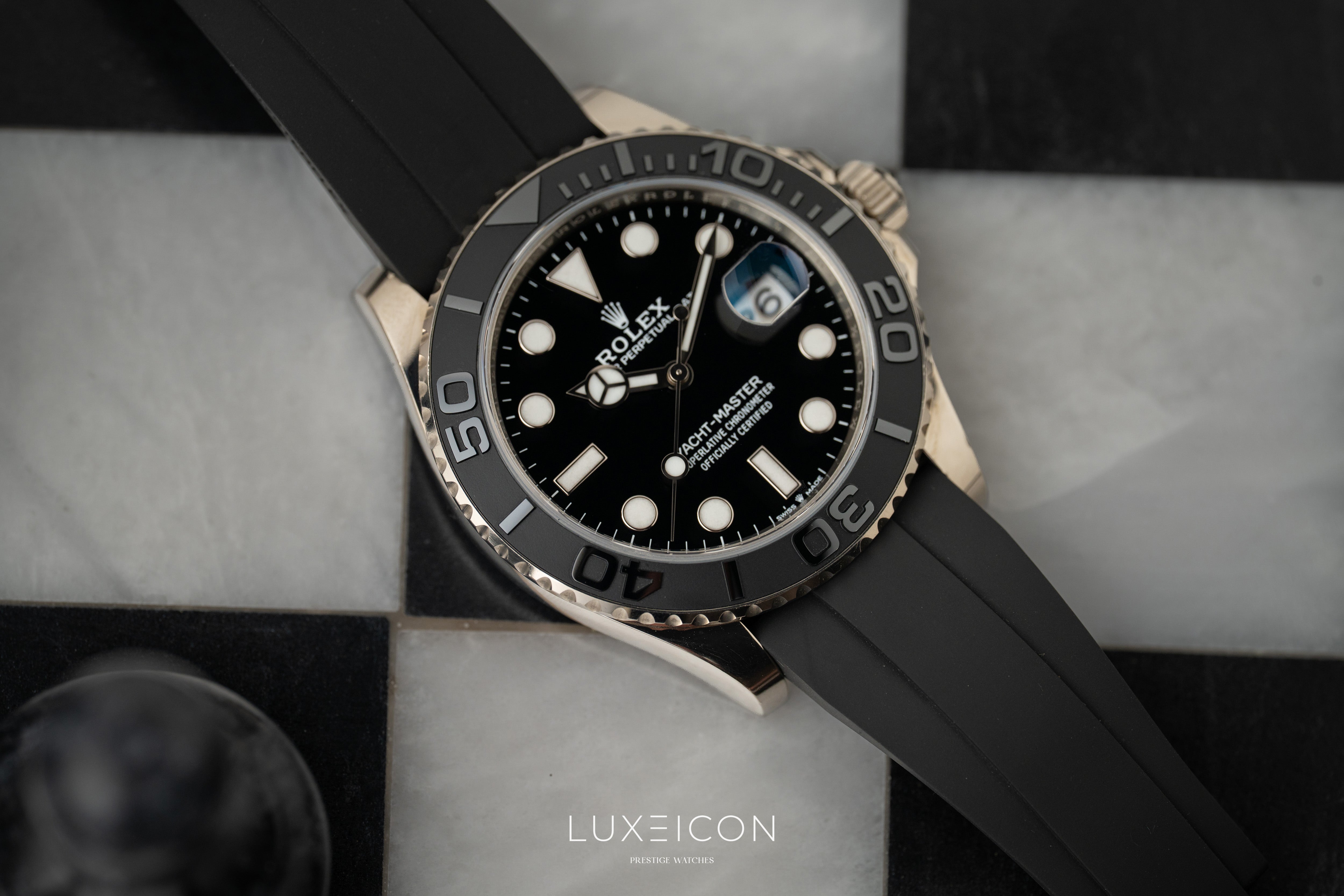 Rolex Yacht-Master 42 Black Ceramic Bezel White Gold Black Dial 226659 2025