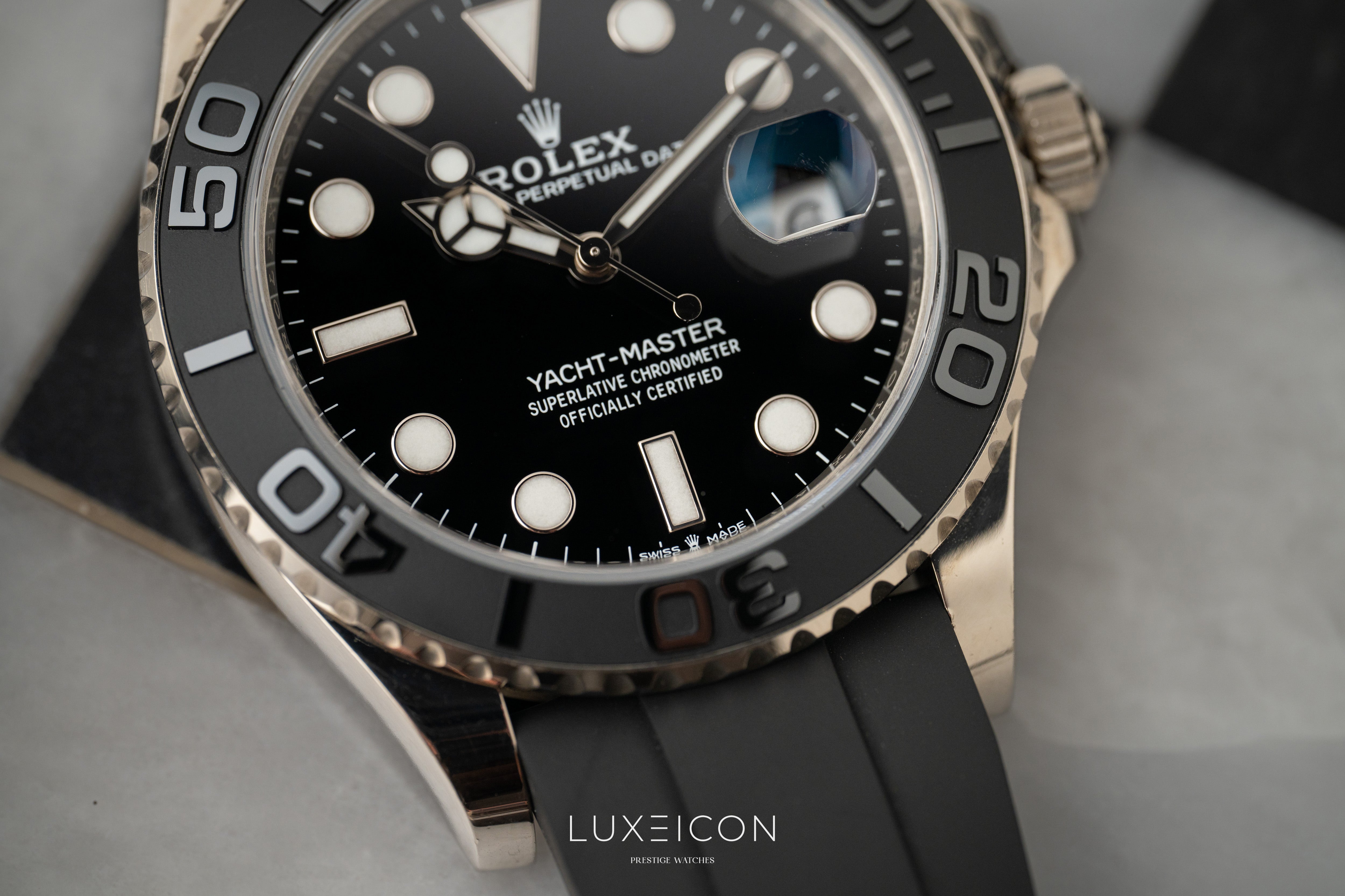 Rolex Yacht-Master 42 Black Ceramic Bezel White Gold Black Dial 226659 2025