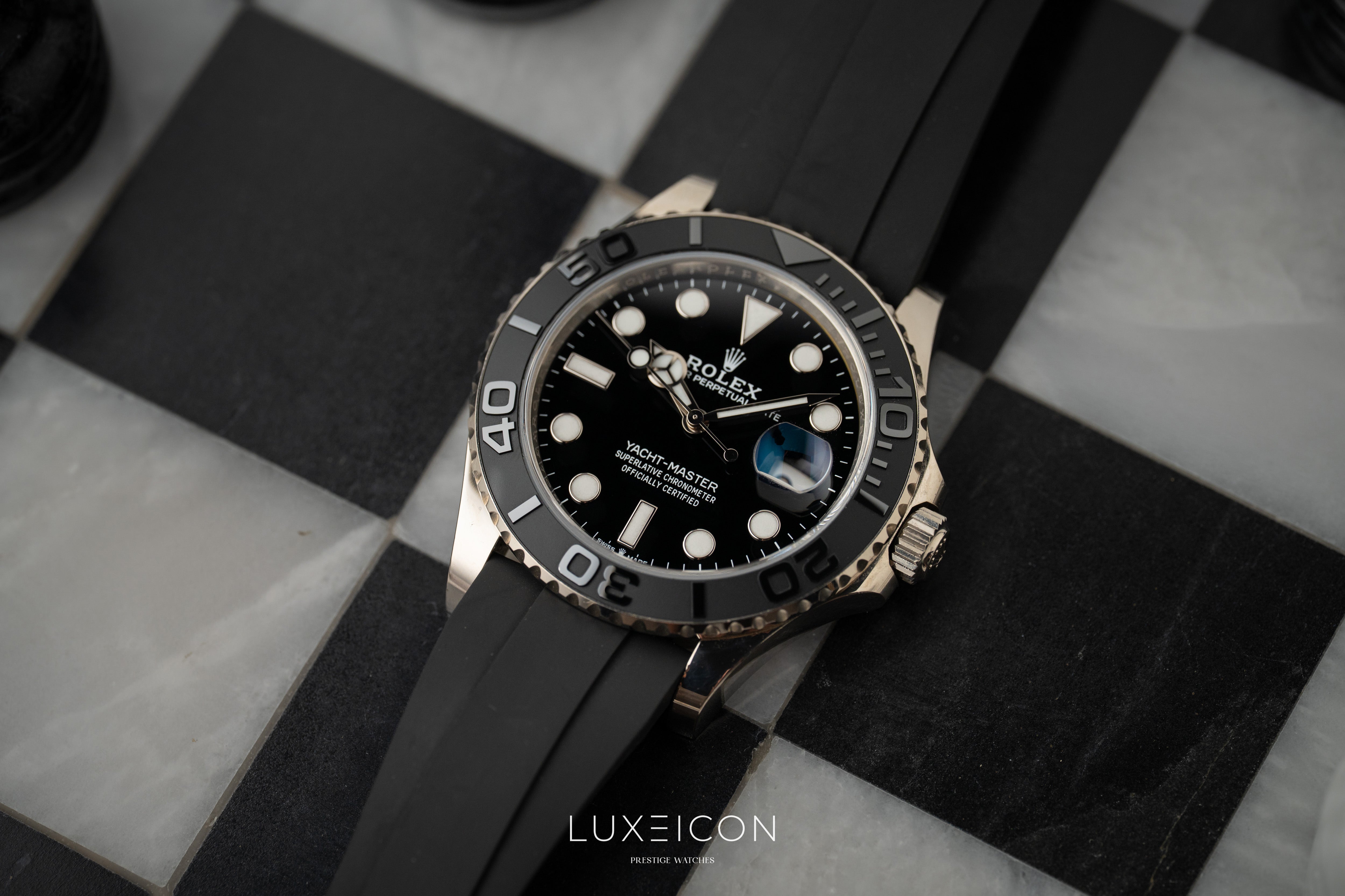 Rolex Yacht-Master 42 Black Ceramic Bezel White Gold Black Dial 226659 2025
