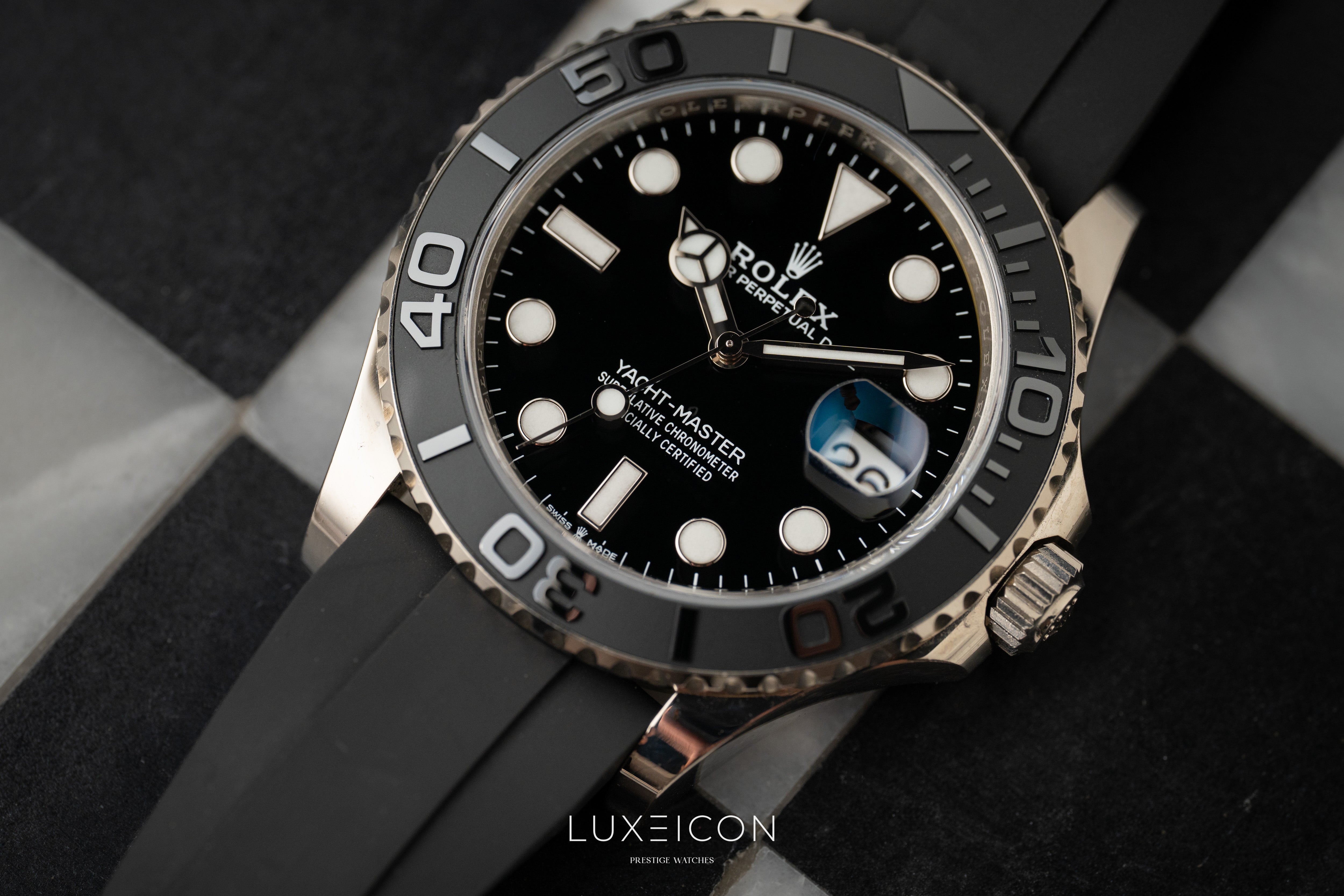 Rolex Yacht-Master 42 Black Ceramic Bezel White Gold Black Dial 226659 2025